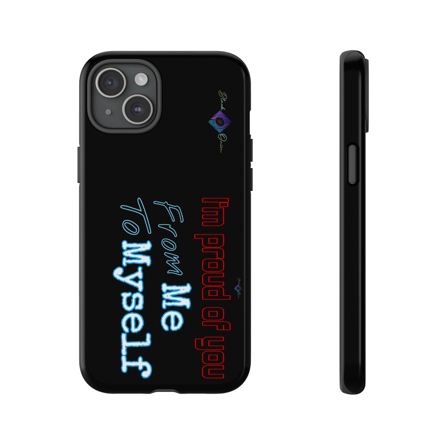 BlackOnion Brand New Phone Case - with Motivational Workout Motif’I’m proud of you ‘💪🔥🫵