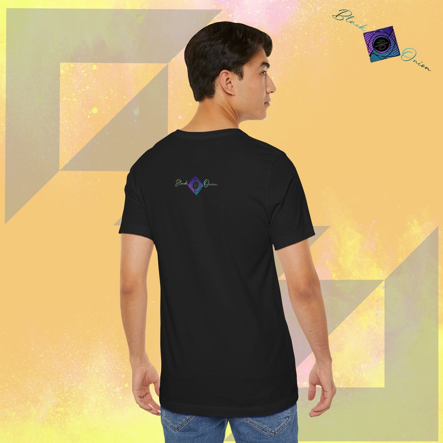 BlackOnion T-Shirt with Workout Motif V2 “Watch Me" 💪🔥