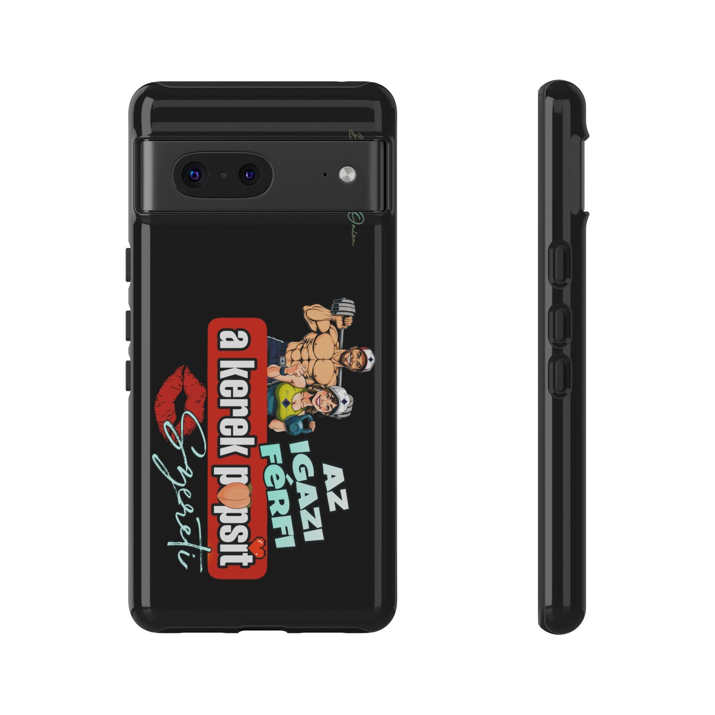 BlackOnion Brand New Phone Case - with Motivational Workout Motif ‘Az igazi férfi ‘💪🔥🫵