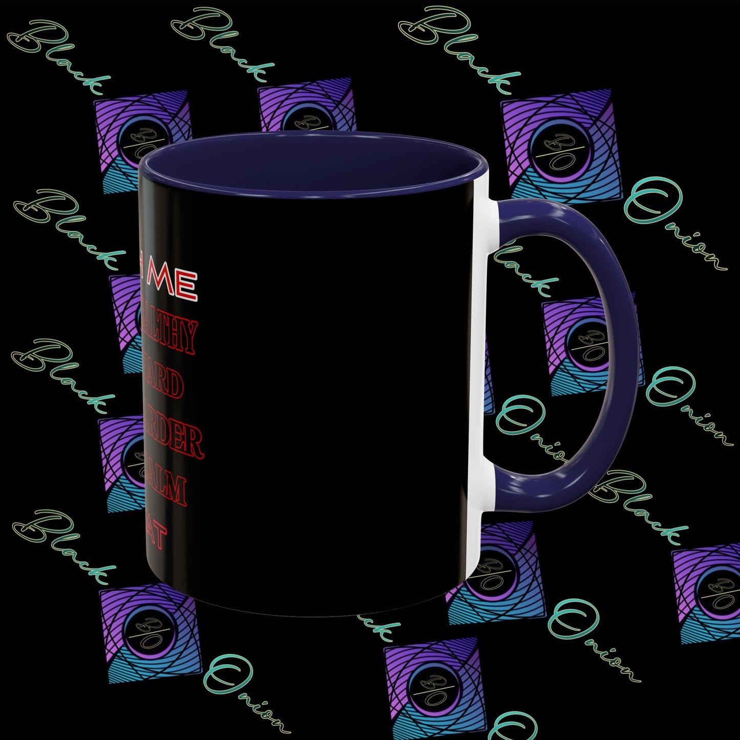 BlackOnion Coffee Mug Serial 2 with Workout Motif ‘Watch me’🫵🔥💪