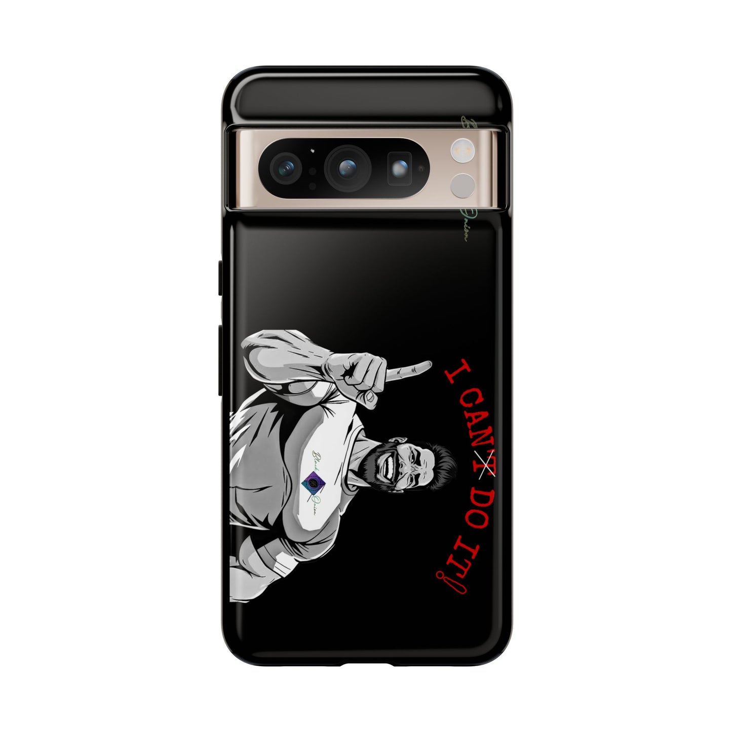 BlackOnion Brand New Phone Case - with Motivational Workout Motif’I Can Do It ‘💪🔥🫵