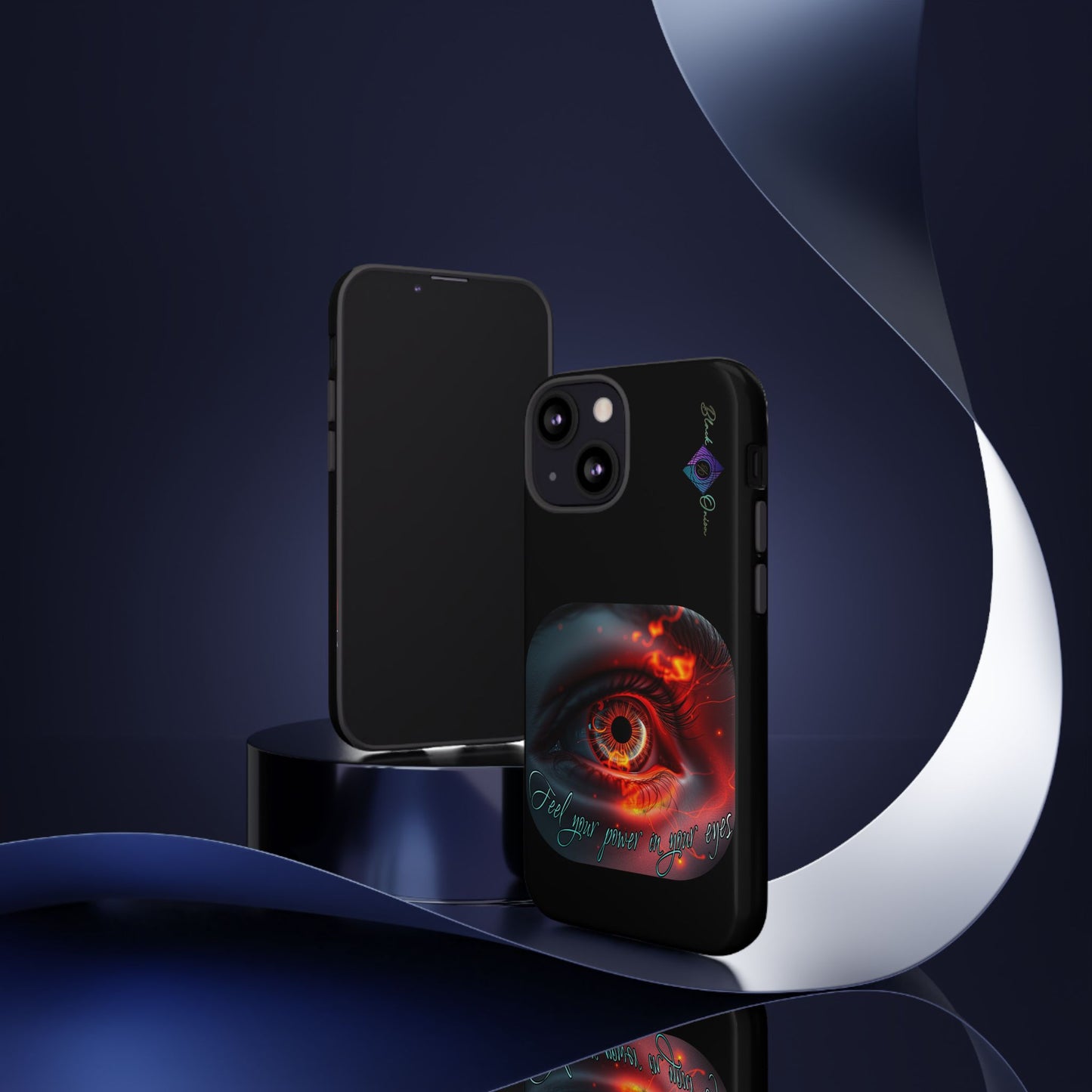 BlackOnion Brand New Phone Case - with Motivational Workout Motif ’Feel your power ‘💪🔥🫵