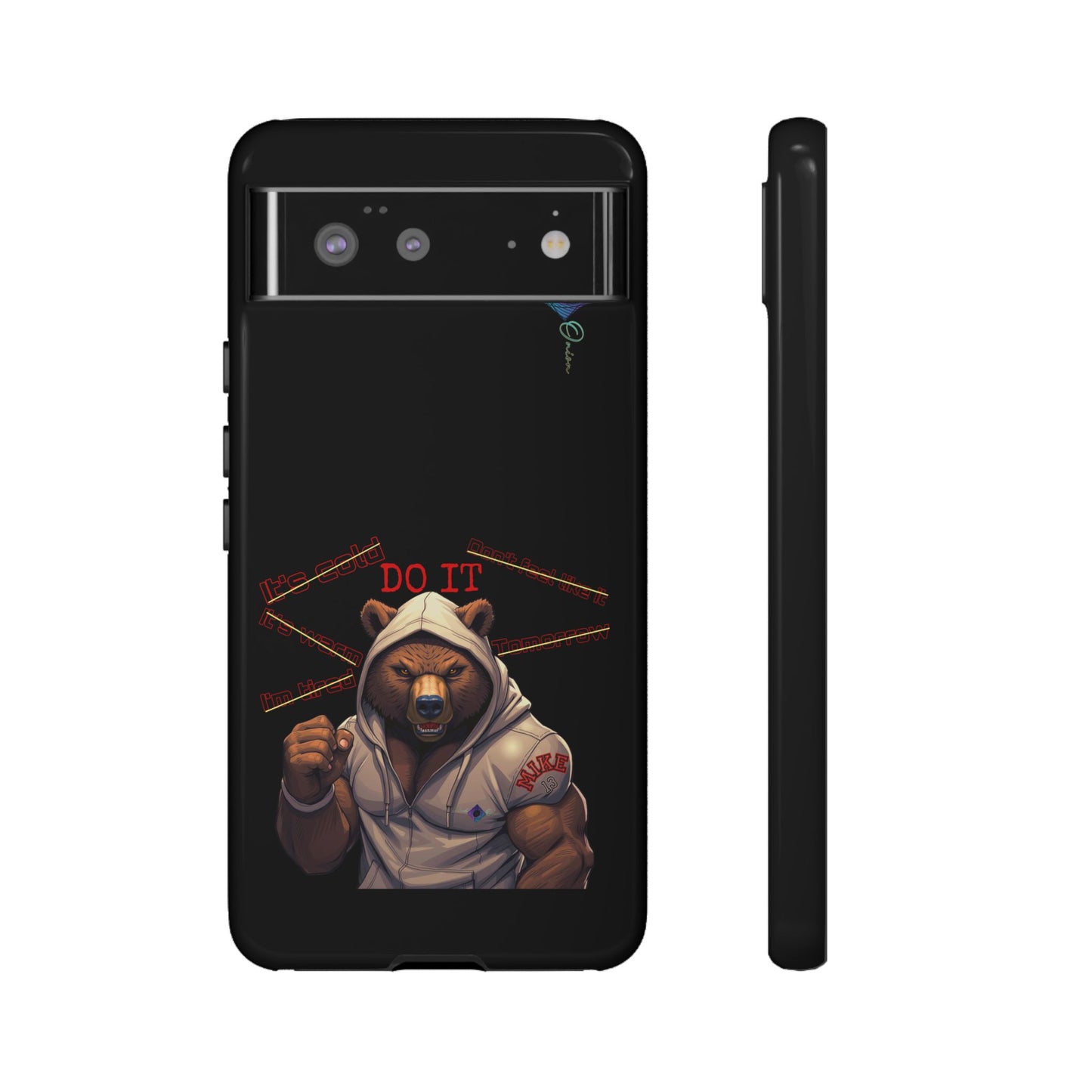 BlackOnion Brand New Phone Case - with Motivational Workout Motif’Do it ‘💪🔥🫵