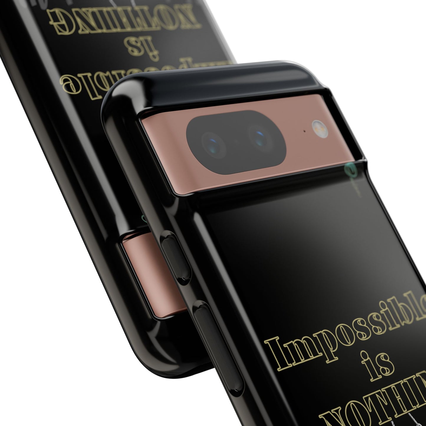 BlackOnion Brand New Phone Case - with Motivational Workout Motif ’Impossible ‘💪🔥🫵