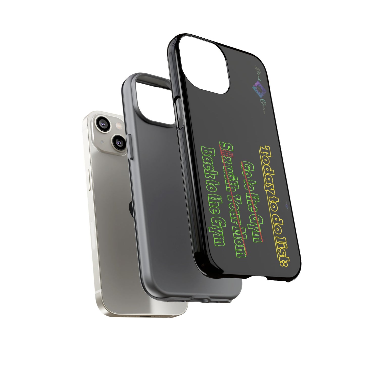 BlackOnion Brand New Phone Case - with Motivational Workout Motif’Today To Do List V2 ‘💪🔥🫵