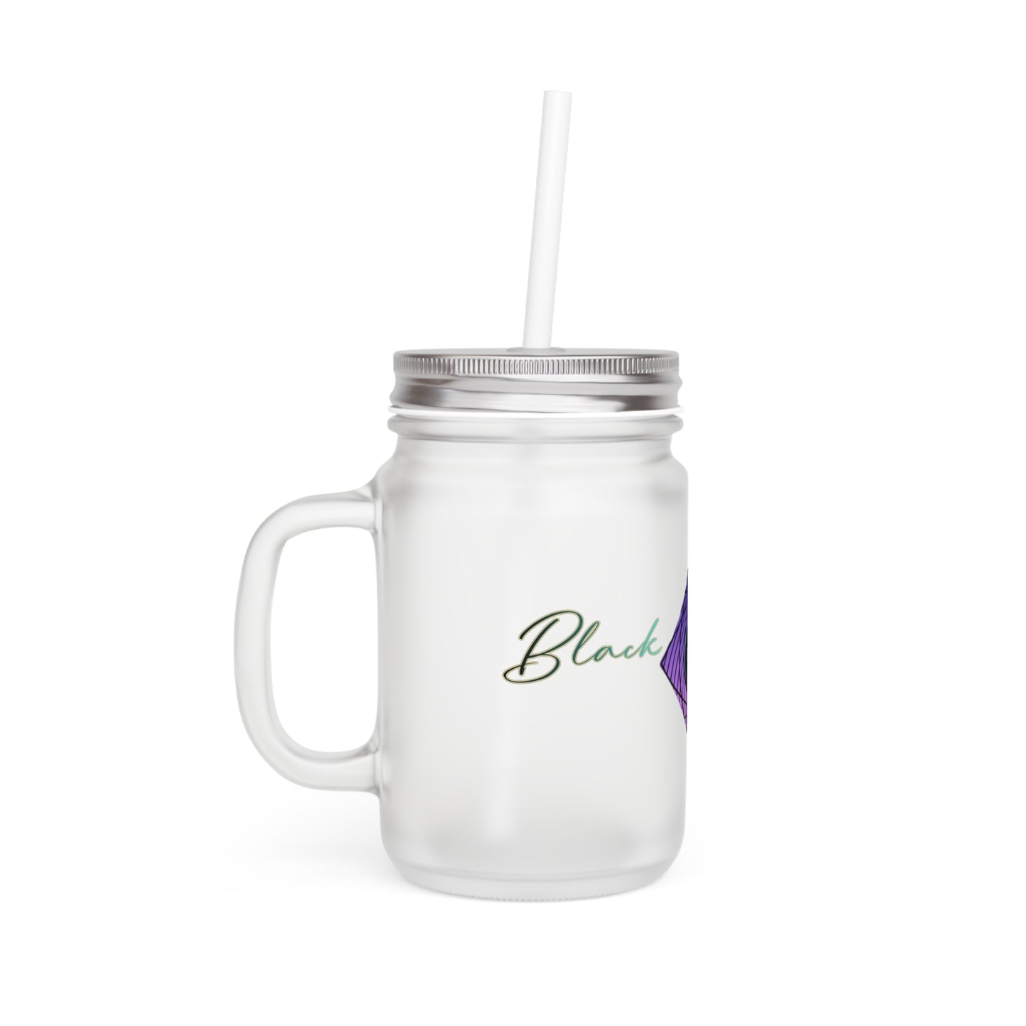 BlackOnion Personalized Mason Jar Tumbler with B/O Design 🔥💪🫵
