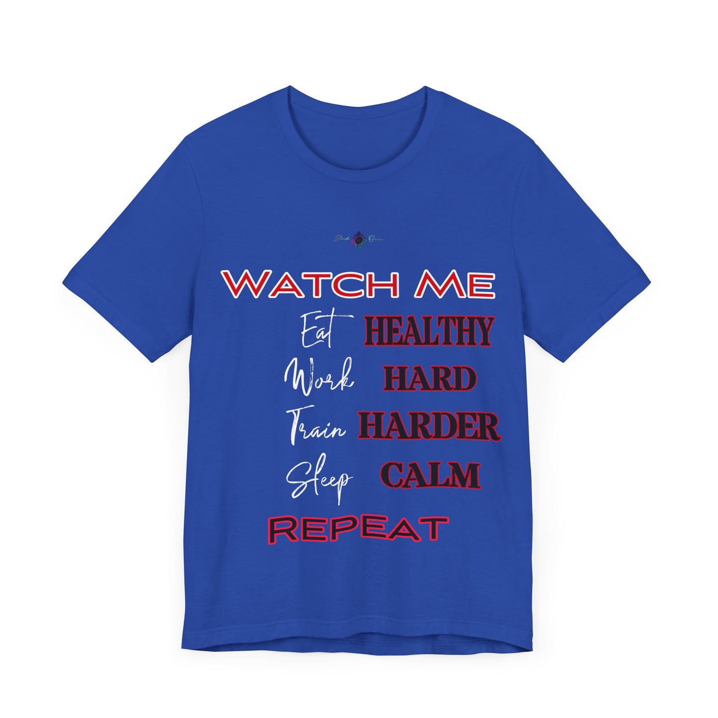 BlackOnion "Watch Me" T-Shirt with Workout Motif V3 ๐ช๐ฅ