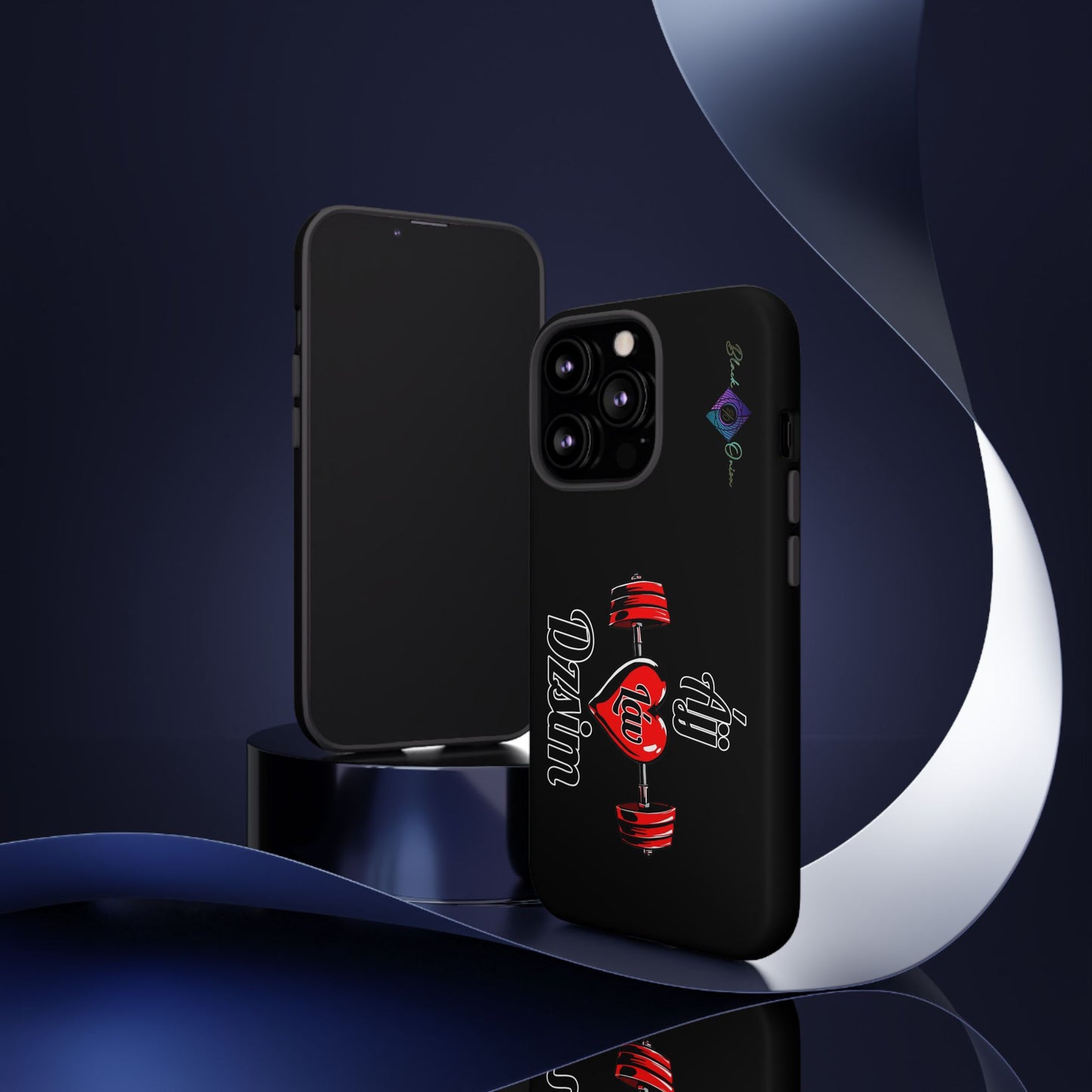 BlackOnion Brand New Phone Case - with Motivational Workout Motif’Ájj Láv Dzsim ‘💪🔥🫵