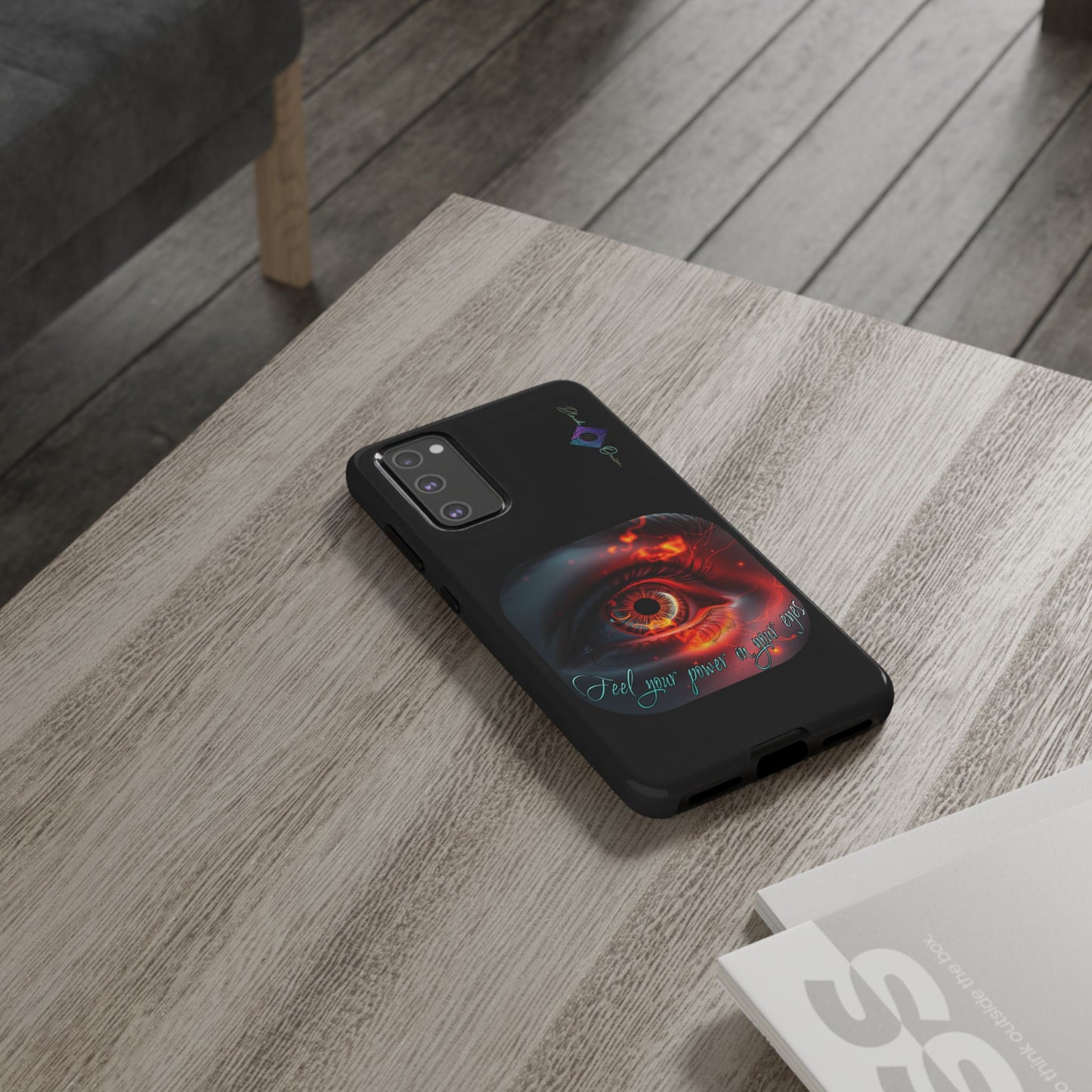 BlackOnion Brand New Phone Case - with Motivational Workout Motif ’Feel your power ‘💪🔥🫵