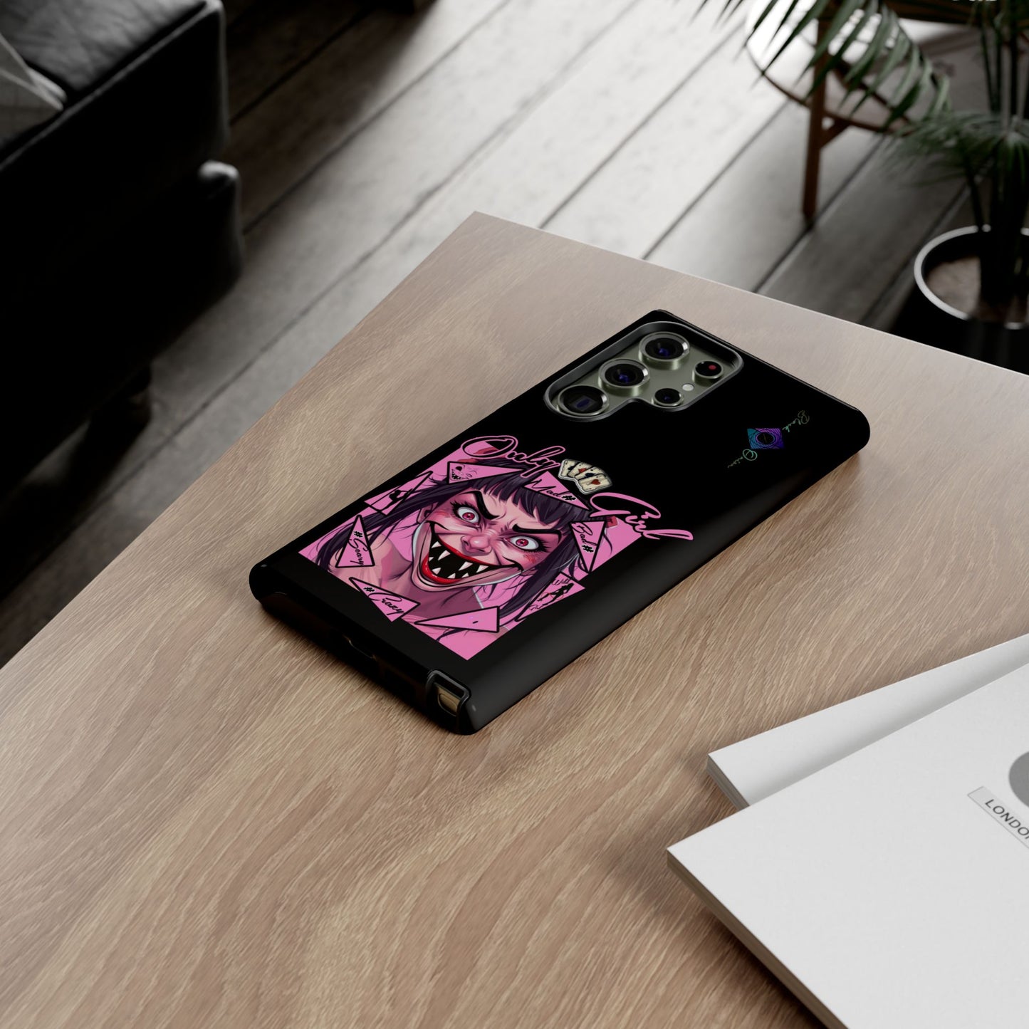 BlackOnion Brand New Phone Case - with Motivational Workout Motif’ Mad Girl💋🌸 ‘🔥🫵