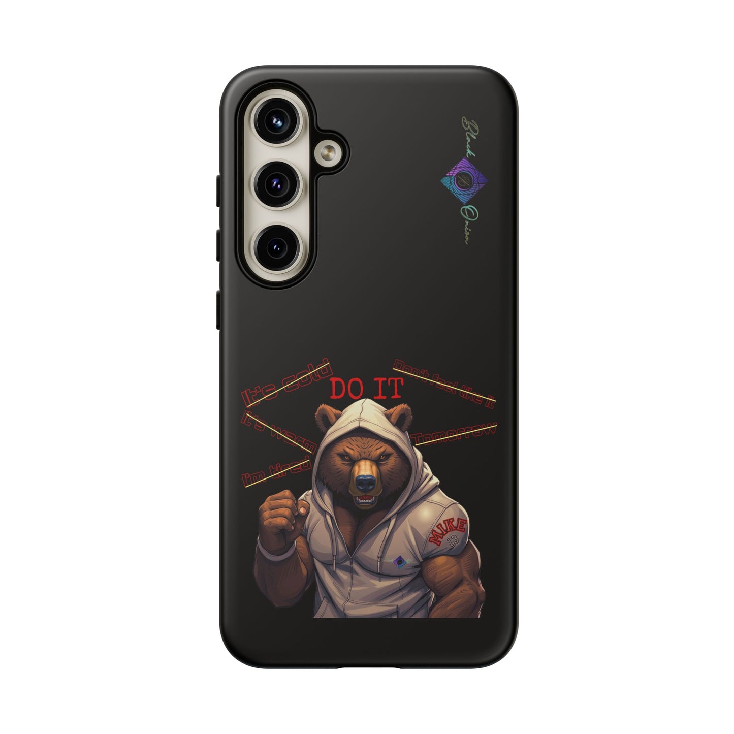 BlackOnion Brand New Phone Case - with Motivational Workout Motif’Do it ‘💪🔥🫵