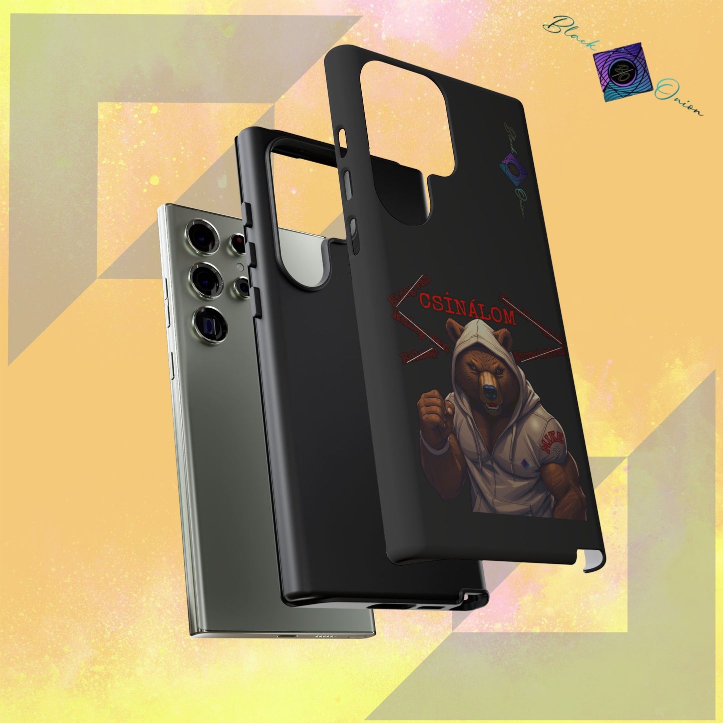 BlackOnion Brand New Phone Case - with Motivational Workout Motif ‘Csinálom ‘💪🔥🫵