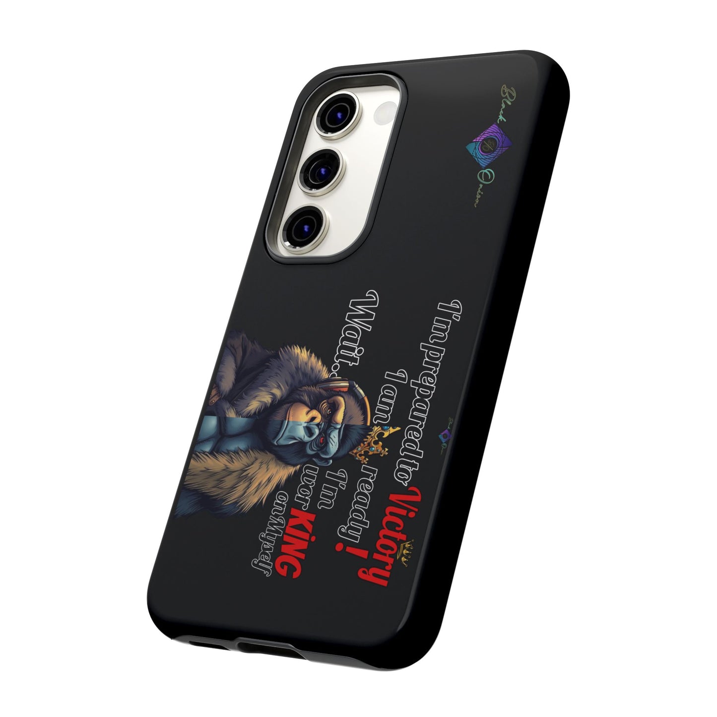 BlackOnion Brand New Phone Case - with Motivational Workout Motif’Victory 👑‘💪🔥🫵