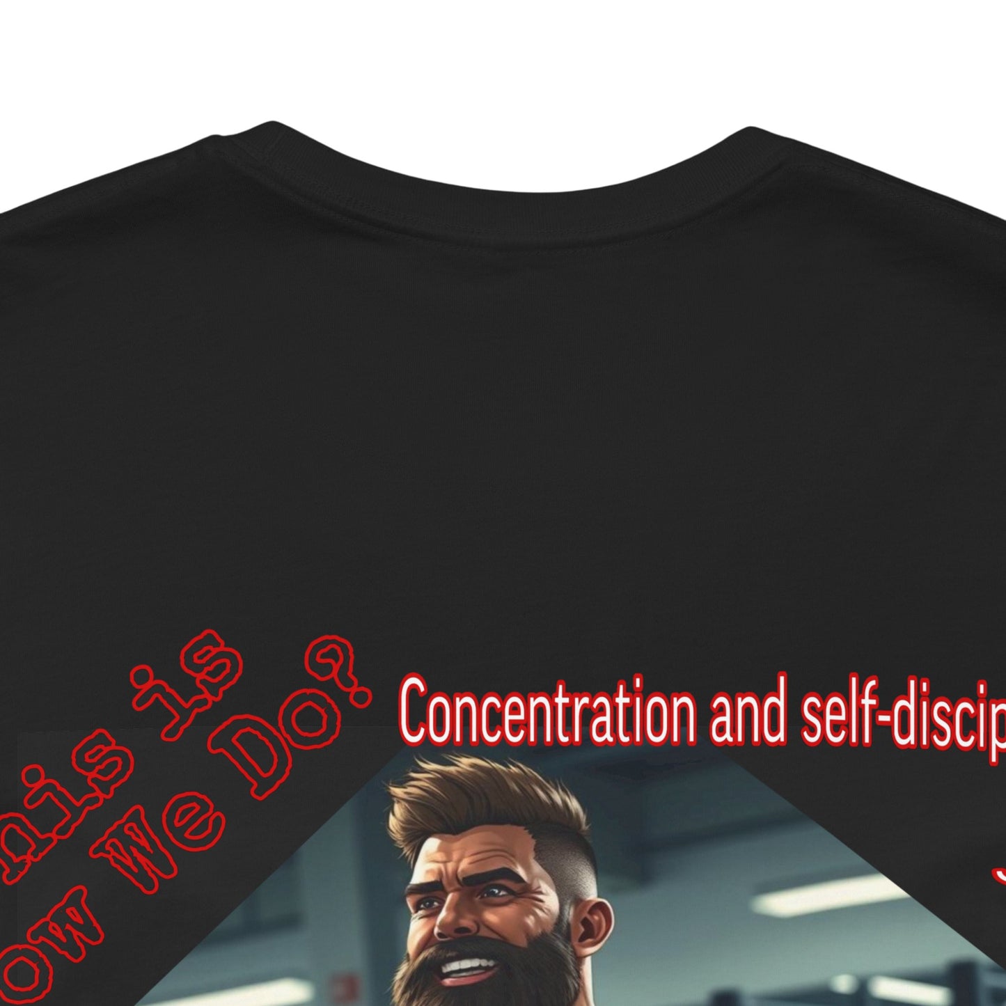BlackOnion T-shirt with Workout Motif “Unstoppable “💪🔥🫵