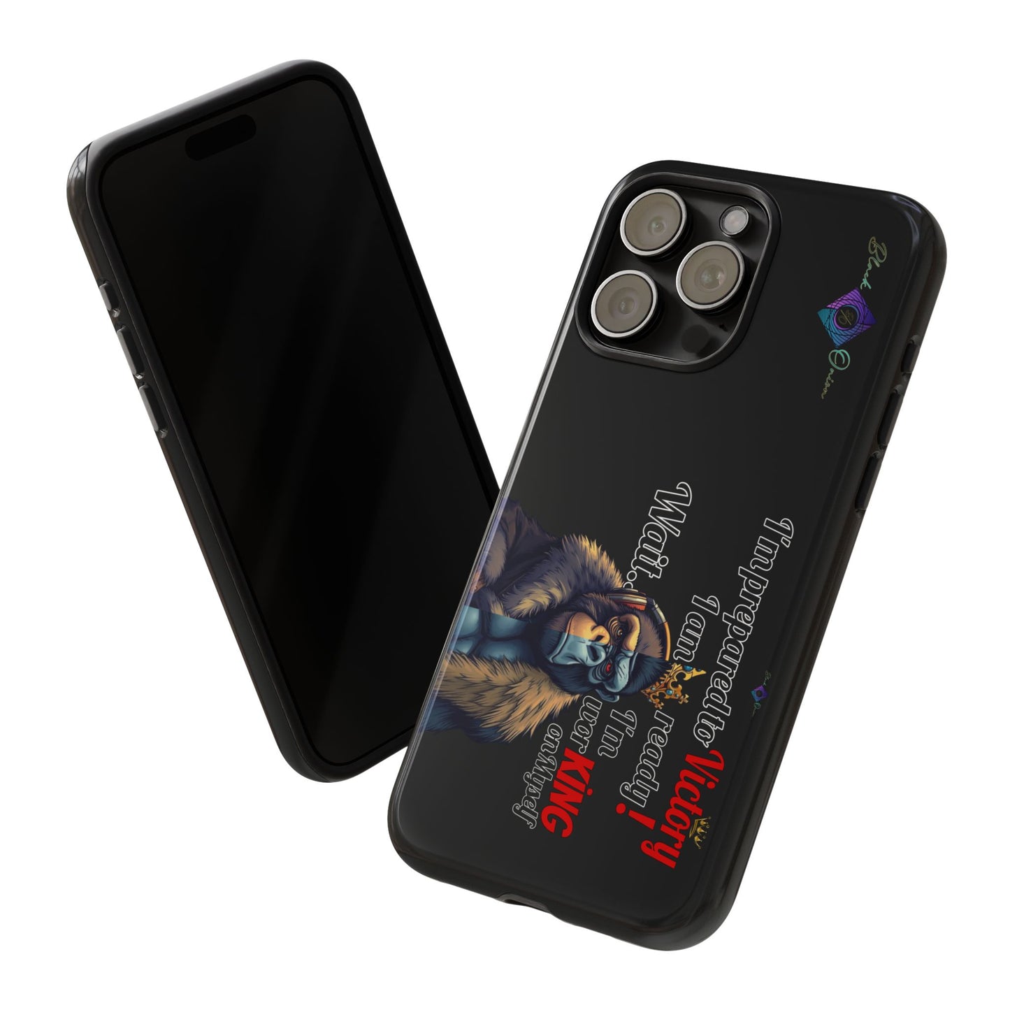 BlackOnion Brand New Phone Case - with Motivational Workout Motif’Victory 👑‘💪🔥🫵