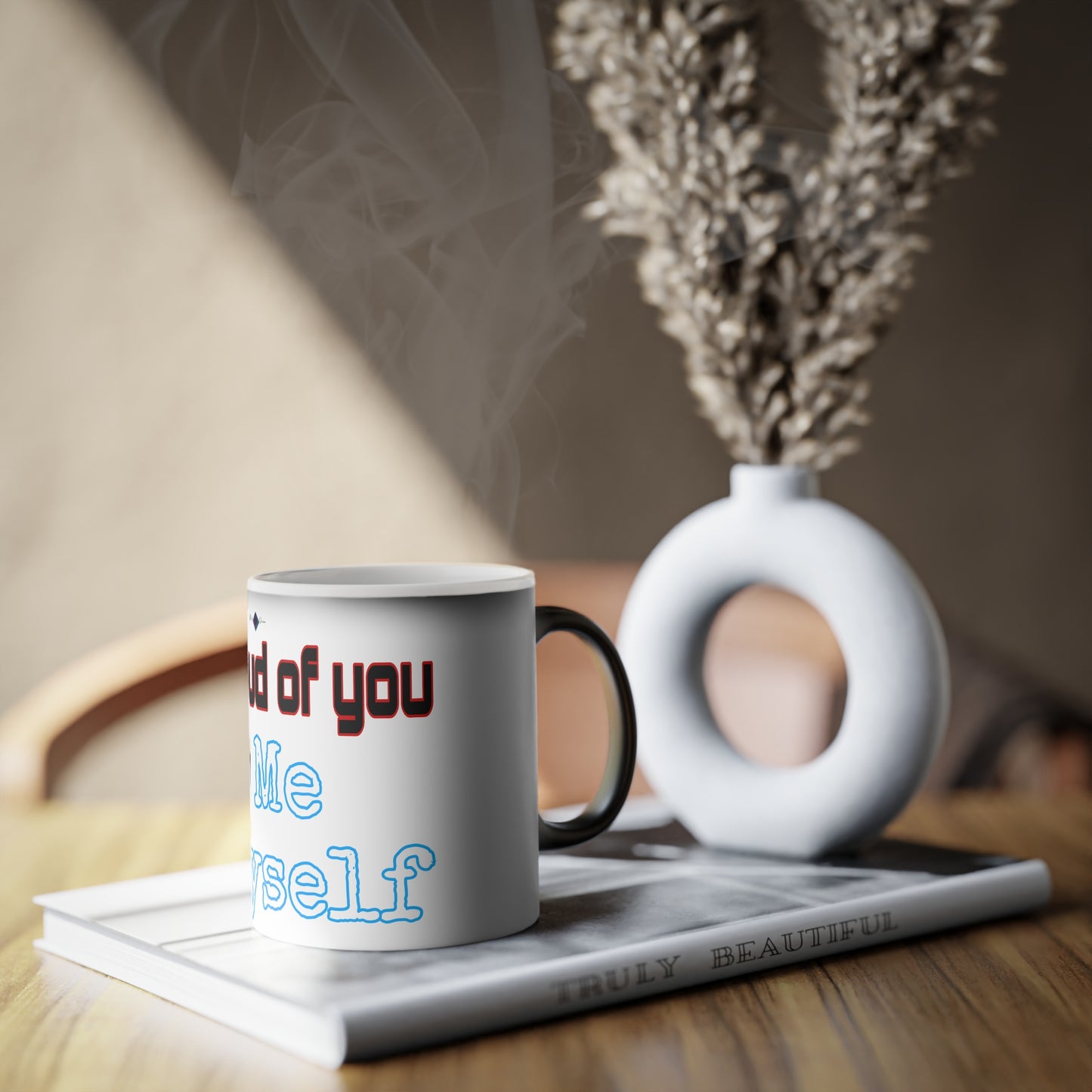 B/O Color Changing Mug with Motif ‘I’m proud of you’ 💪🔥🫵