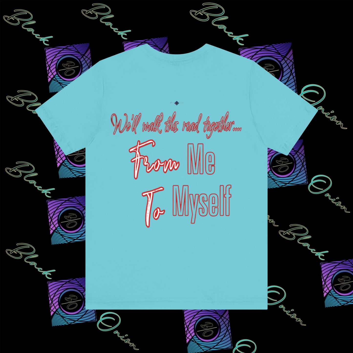 BlackOnion 'From Me ,To Myself' T-Shirt with Workout Motif V2 ๐ช๐ฅ