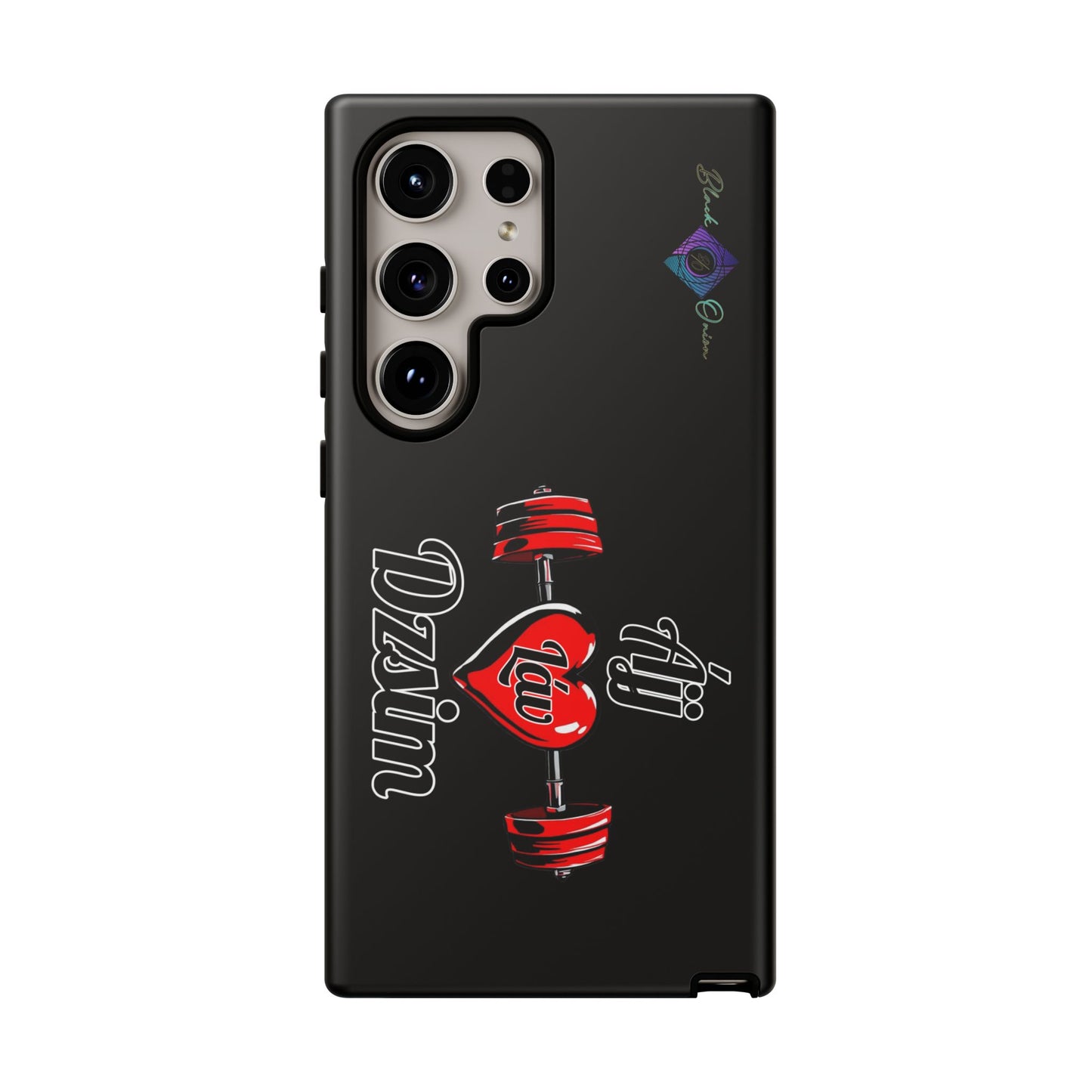 BlackOnion Brand New Phone Case - with Motivational Workout Motif’Ájj Láv Dzsim ‘💪🔥🫵