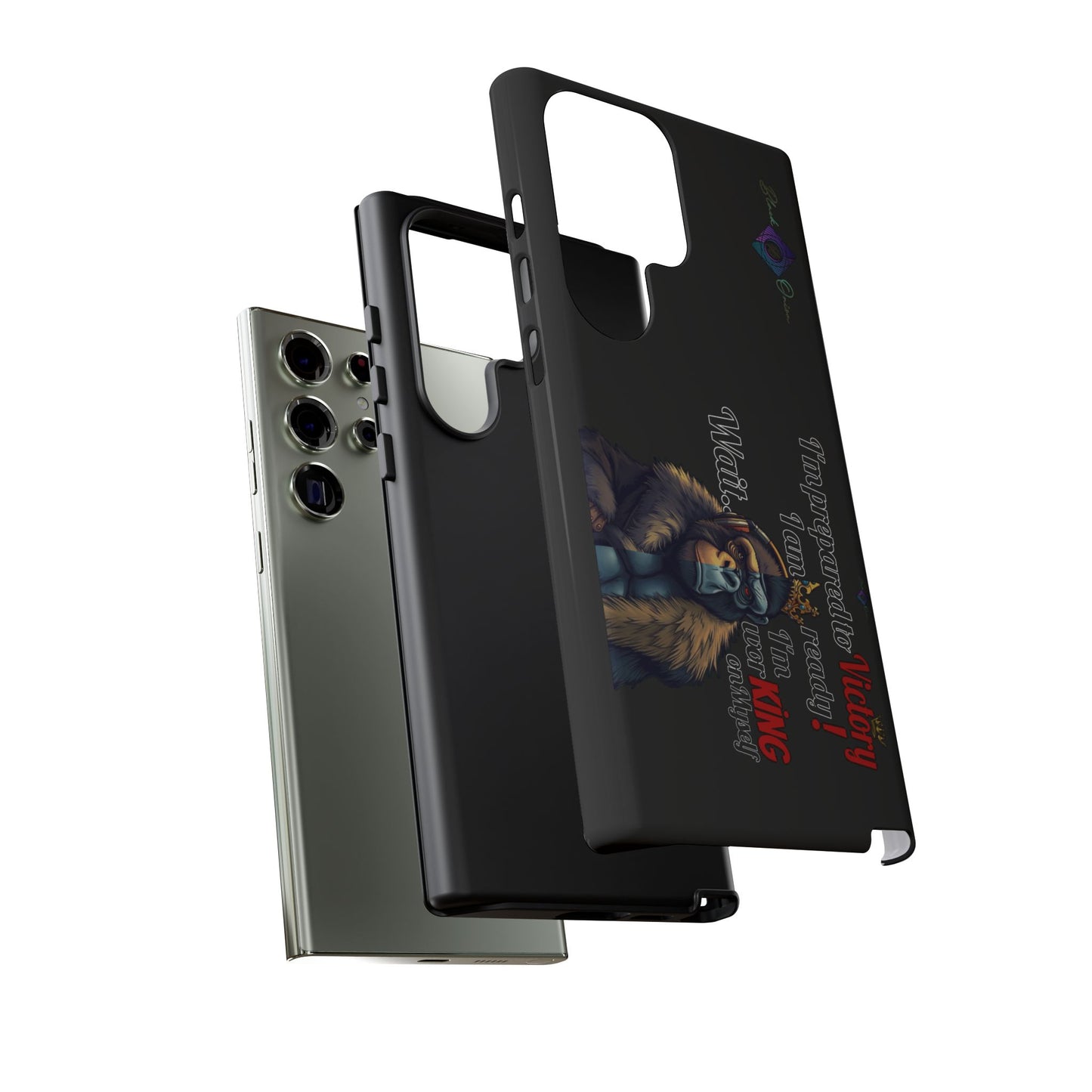 BlackOnion Brand New Phone Case - with Motivational Workout Motif’Victory 👑‘💪🔥🫵