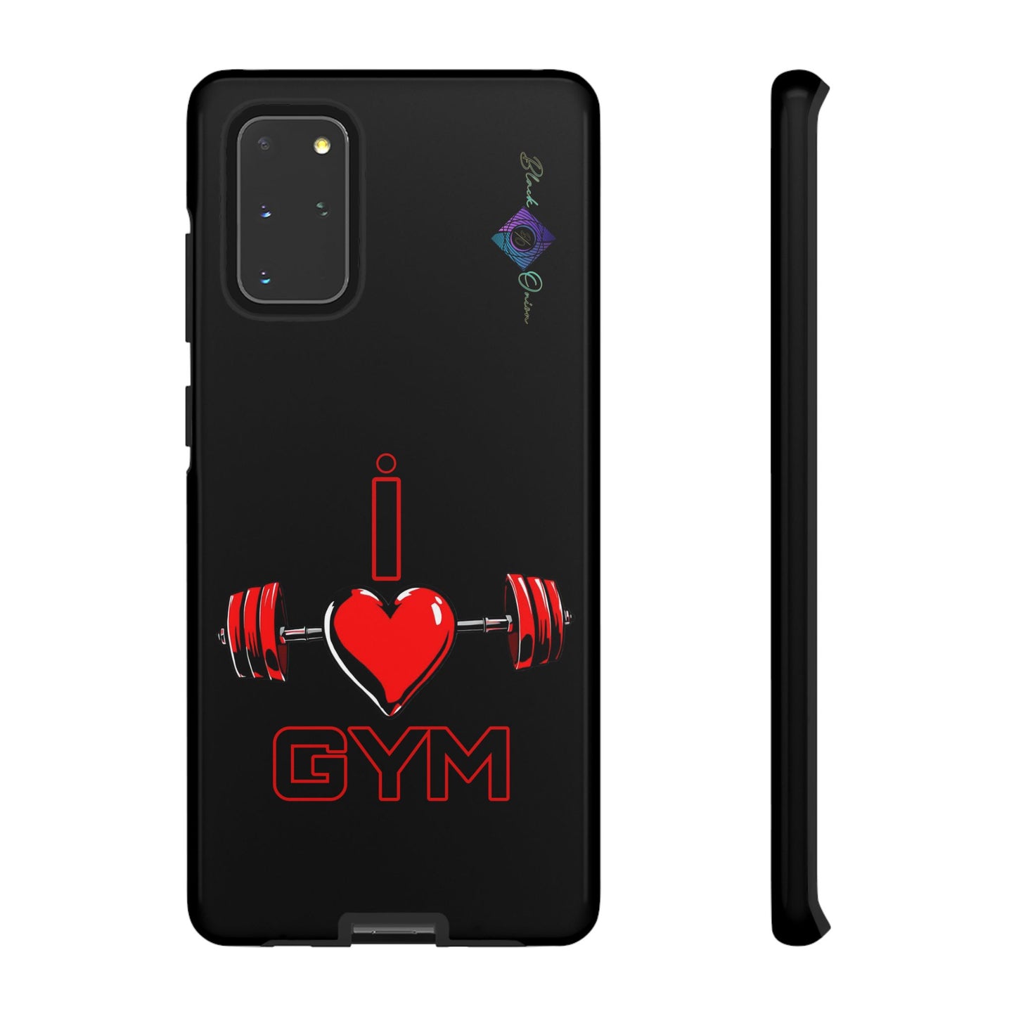 BlackOnion Brand New Phone Case - with Motivational Workout Motif’I Love Gym ‘💪🔥🫵