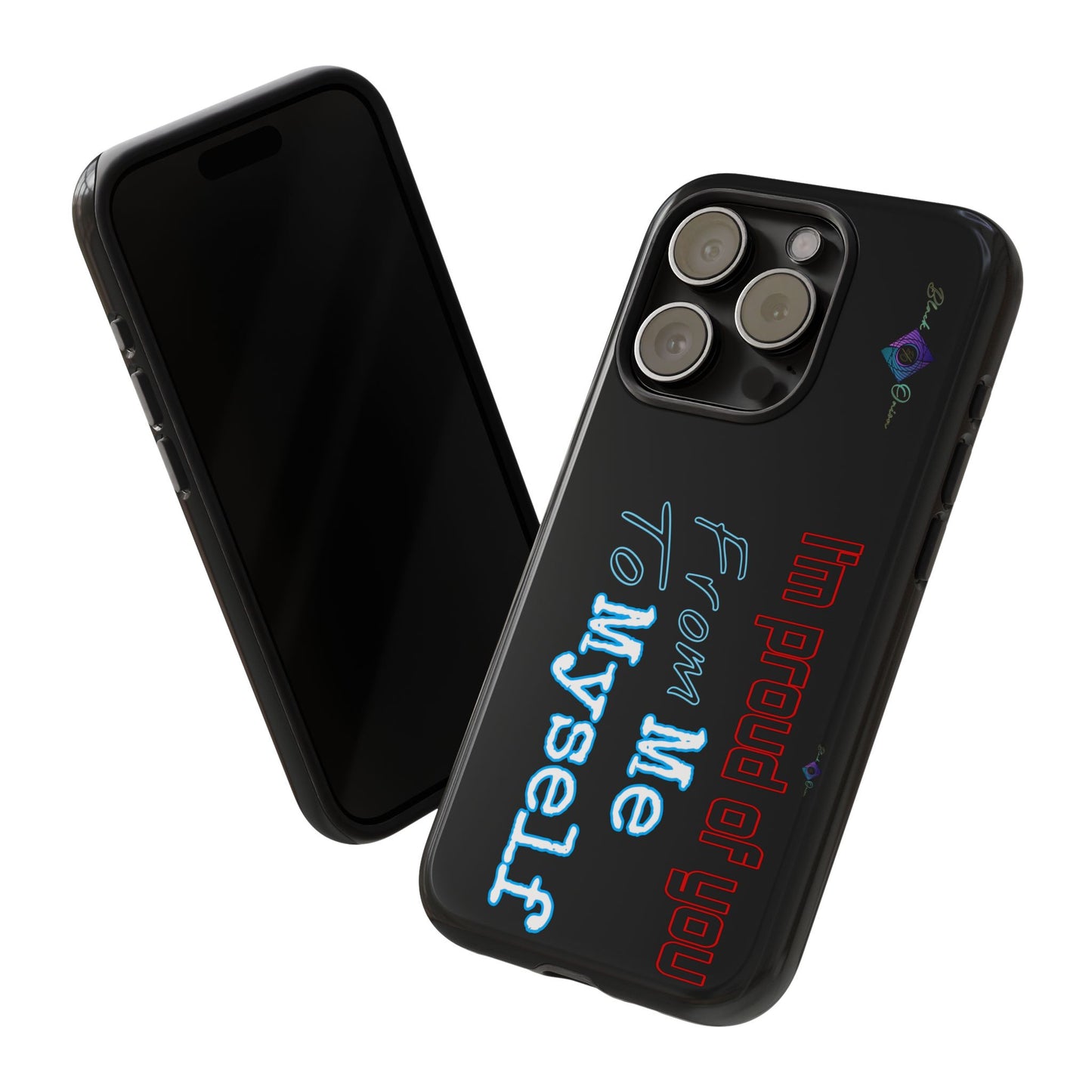 BlackOnion Brand New Phone Case - with Motivational Workout Motif’I’m proud of you ‘💪🔥🫵