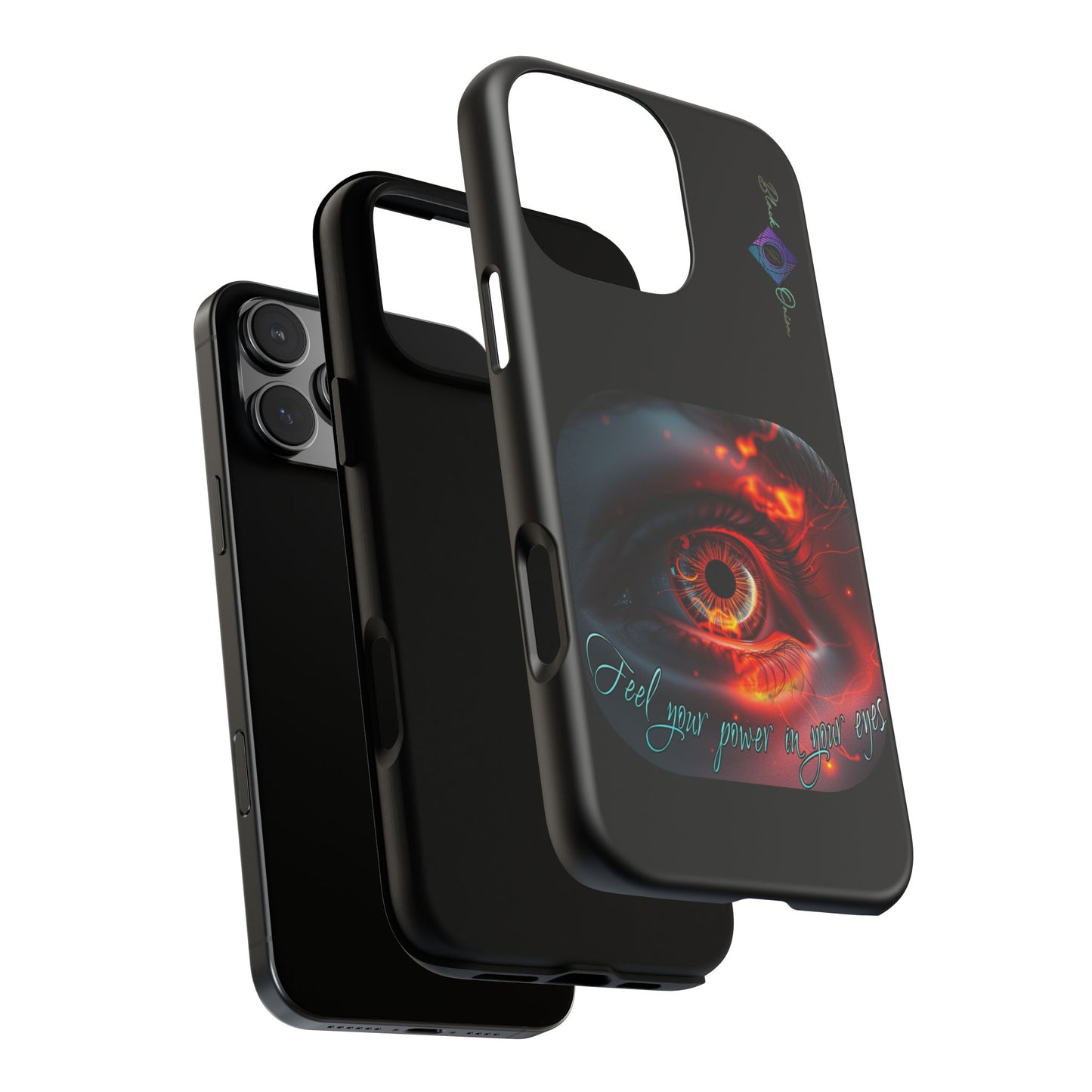 BlackOnion Brand New Phone Case - with Motivational Workout Motif ’Feel your power ‘💪🔥🫵