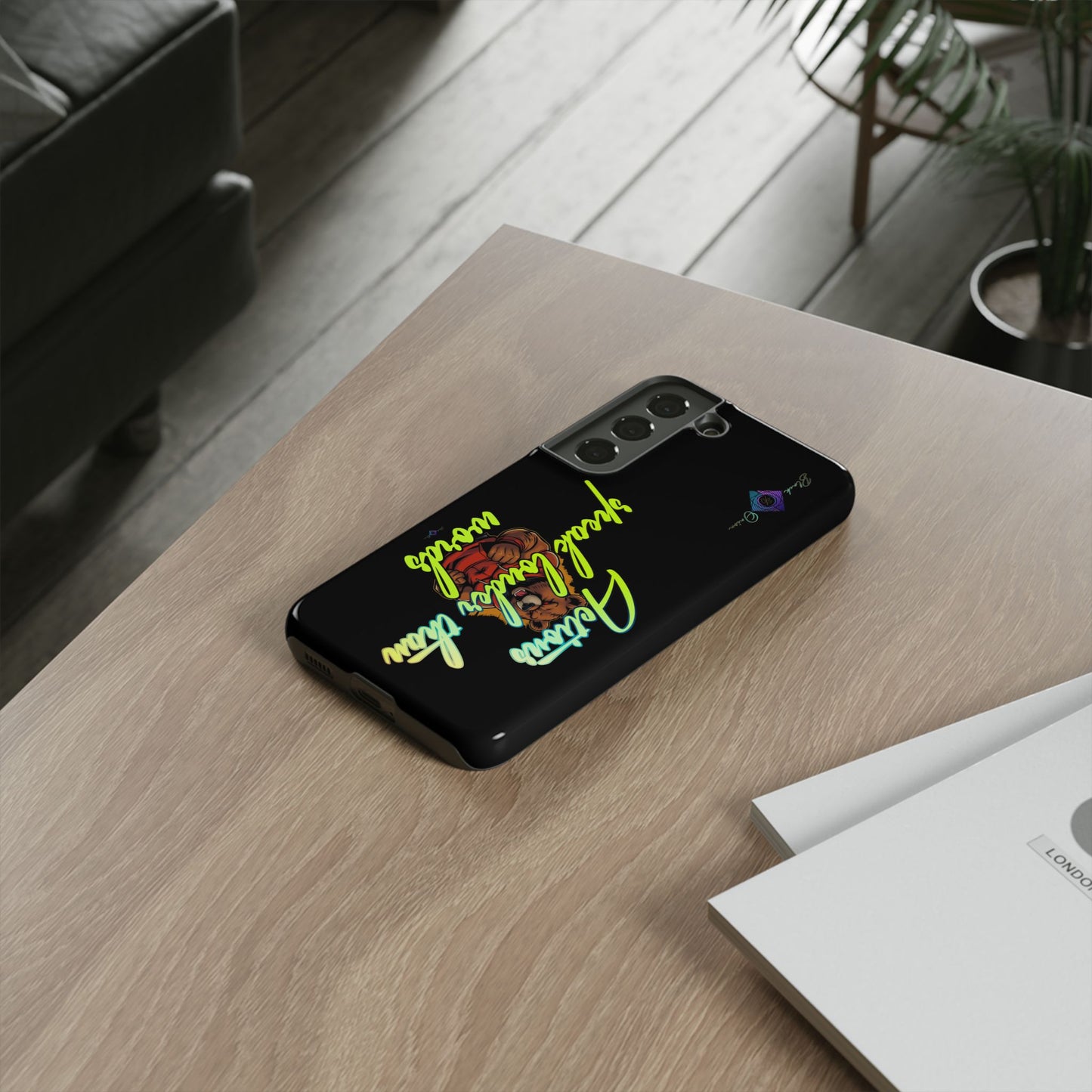 BlackOnion Brand New Phone Case - with Motivational Workout Motif ‘Actions speak lauder ‘💪🔥🫵