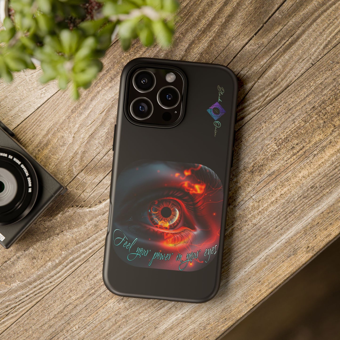 BlackOnion Brand New Phone Case - with Motivational Workout Motif ’Feel your power ‘💪🔥🫵