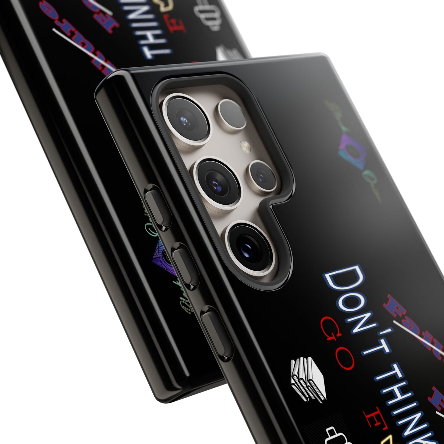 BlackOnion Brand New Phone Case - with Motivational Workout Motif’Don’t think ‘💪🔥🫵