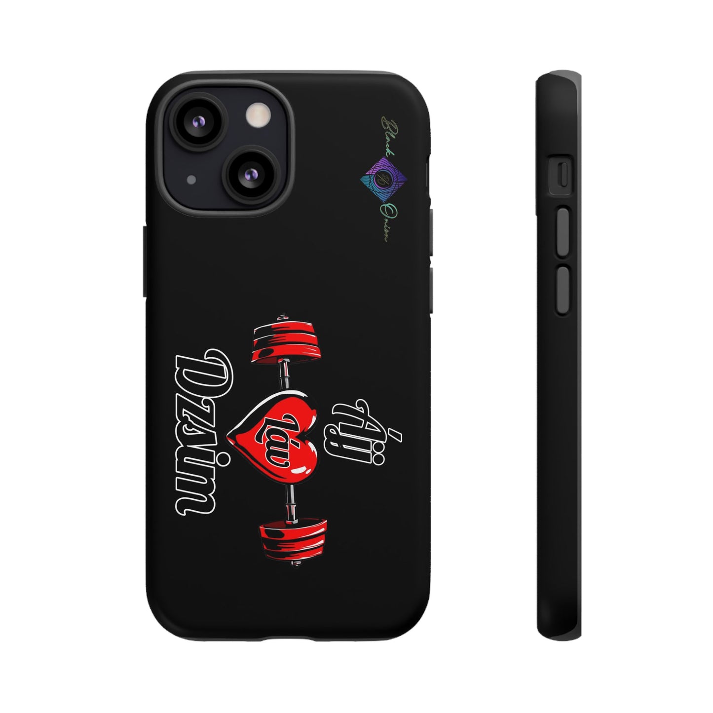 BlackOnion Brand New Phone Case - with Motivational Workout Motif’Ájj Láv Dzsim ‘💪🔥🫵