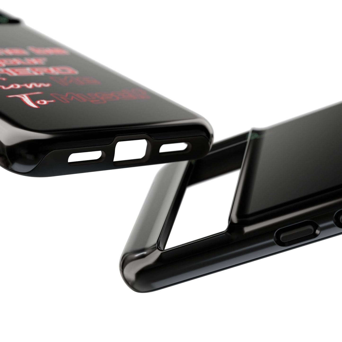 BlackOnion Brand New Phone Case - with Motivational Workout Motif’Let me be your Hero ‘💪🔥🫵