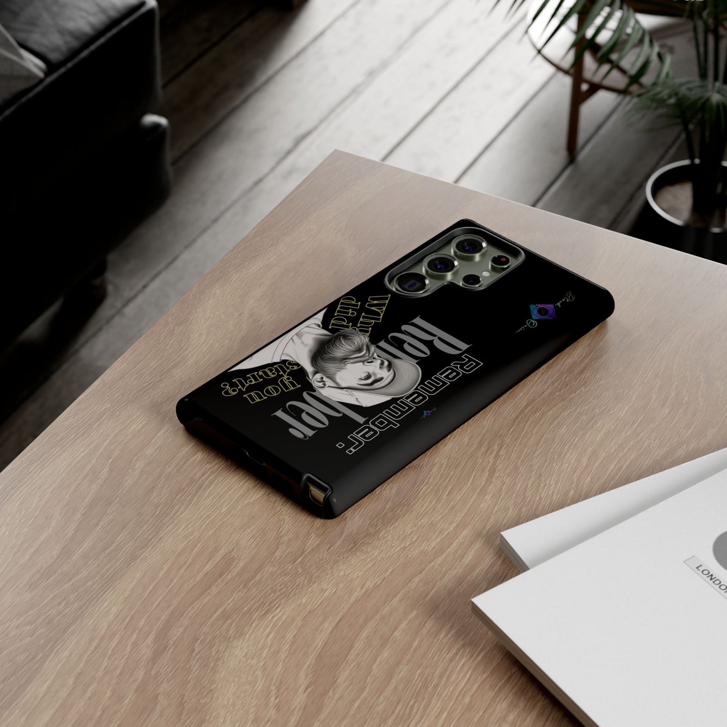 BlackOnion Brand New Phone Case - with Motivational Workout Motif’Remember ‘💪🔥🫵