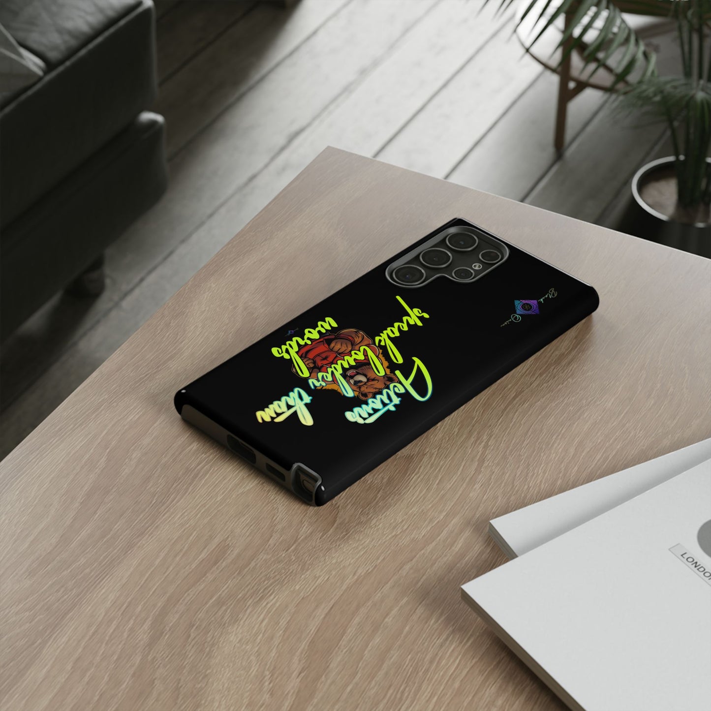 BlackOnion Brand New Phone Case - with Motivational Workout Motif ‘Actions speak lauder ‘💪🔥🫵