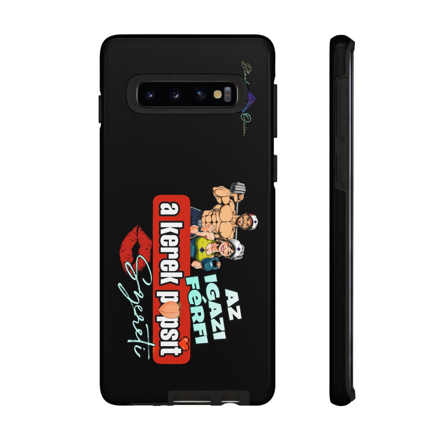 BlackOnion Brand New Phone Case - with Motivational Workout Motif ‘Az igazi férfi ‘💪🔥🫵