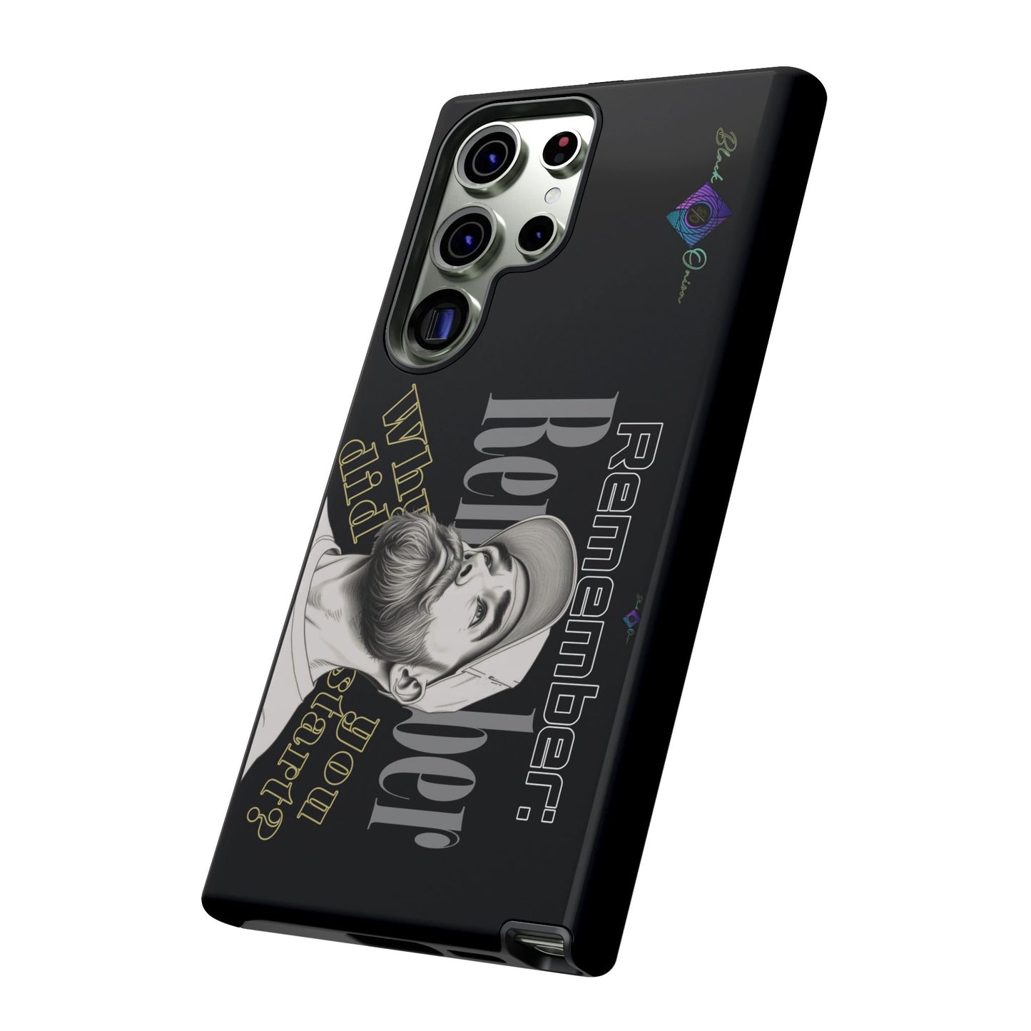 BlackOnion Brand New Phone Case - with Motivational Workout Motif’Remember ‘💪🔥🫵