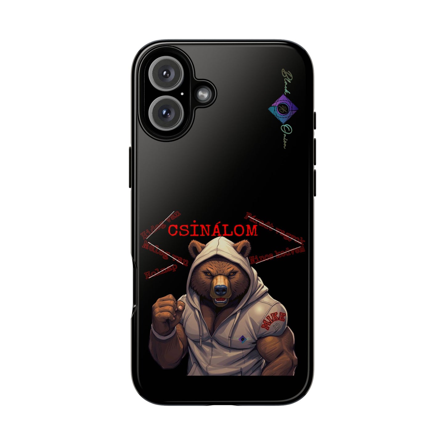BlackOnion Brand New Phone Case - with Motivational Workout Motif ‘Csinálom ‘💪🔥🫵