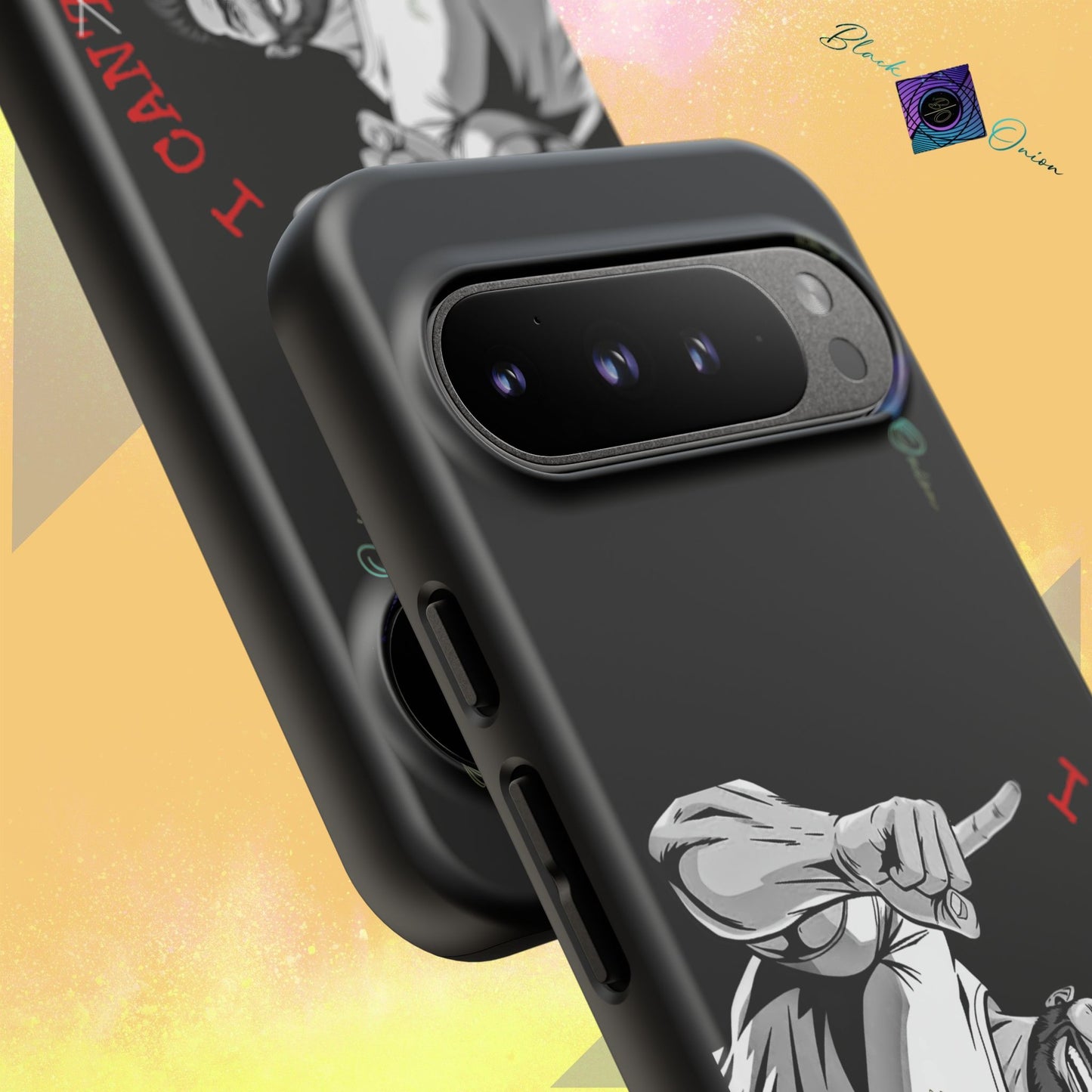 BlackOnion Brand New Phone Case - with Motivational Workout Motif’I Can Do It ‘💪🔥🫵