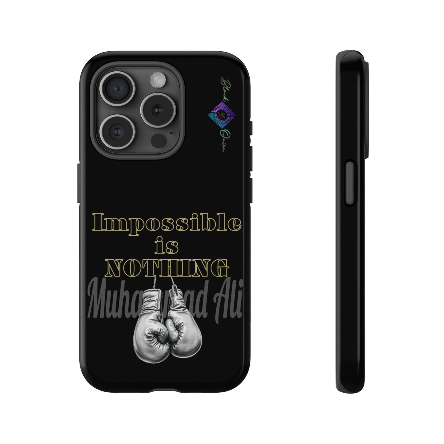 BlackOnion Brand New Phone Case - with Motivational Workout Motif ’Impossible ‘💪🔥🫵