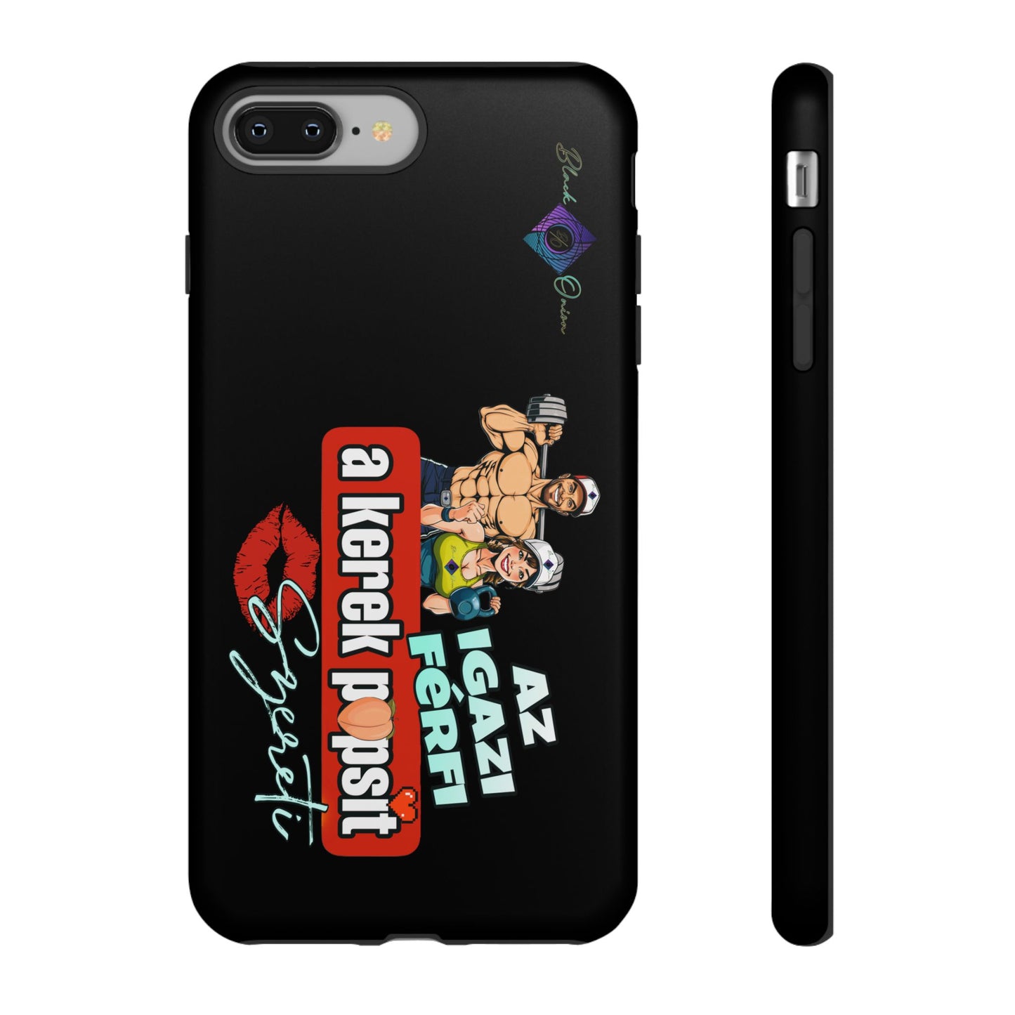 BlackOnion Brand New Phone Case - with Motivational Workout Motif ‘Az igazi férfi ‘💪🔥🫵