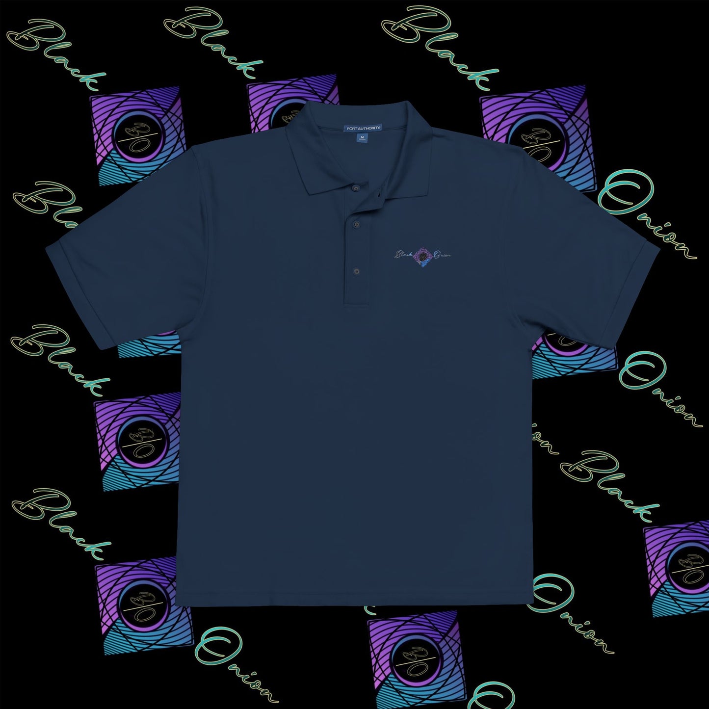 BlackOnion Stylish Unisex Embroidered Polo Shirt