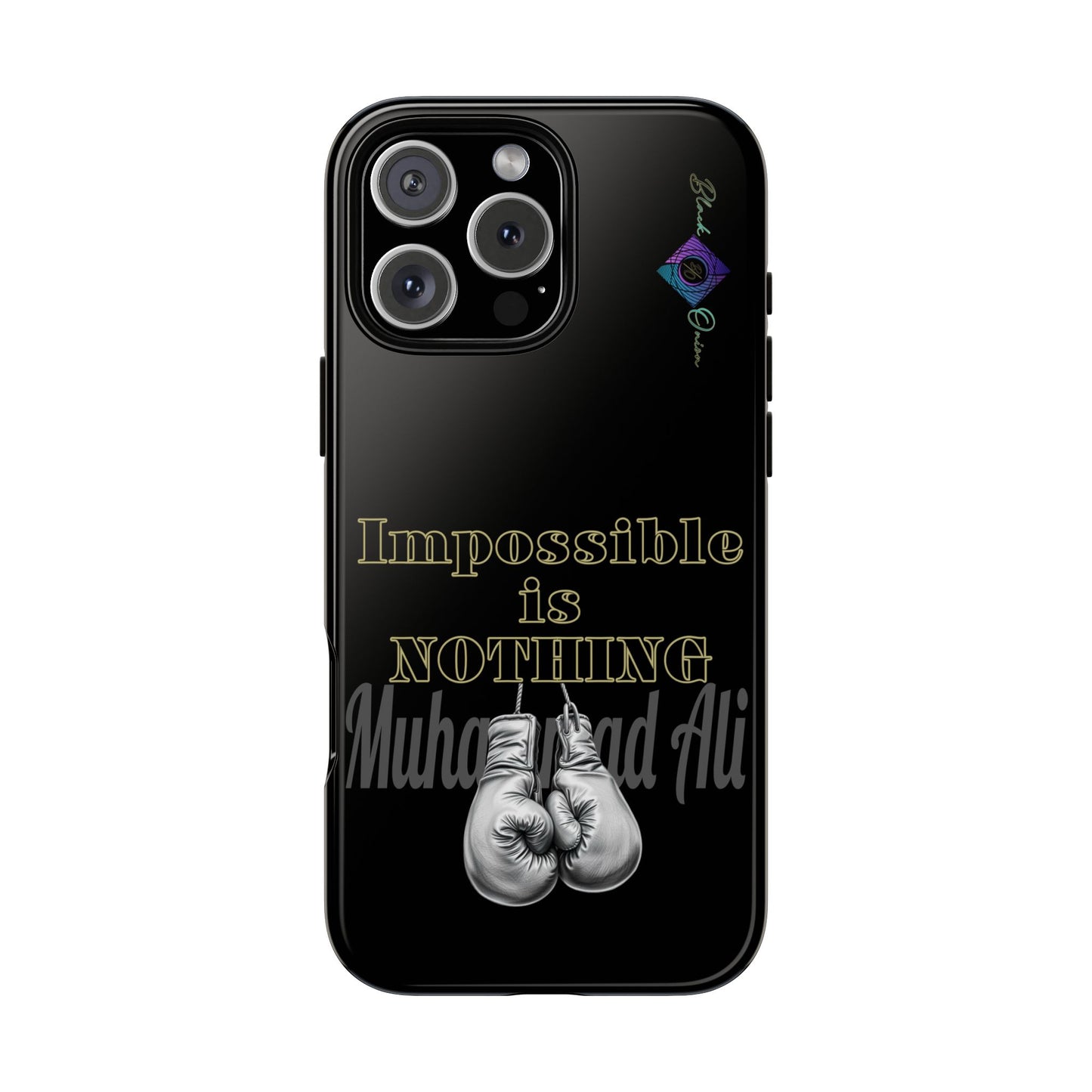 BlackOnion Brand New Phone Case - with Motivational Workout Motif ’Impossible ‘💪🔥🫵