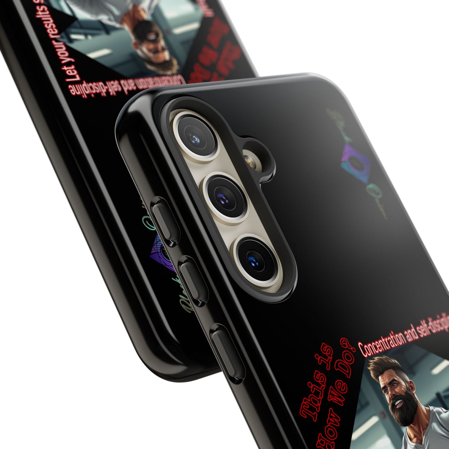BlackOnion Brand New Phone Case - with Motivational Workout Motif’Unstoppable ‘💪🔥🫵