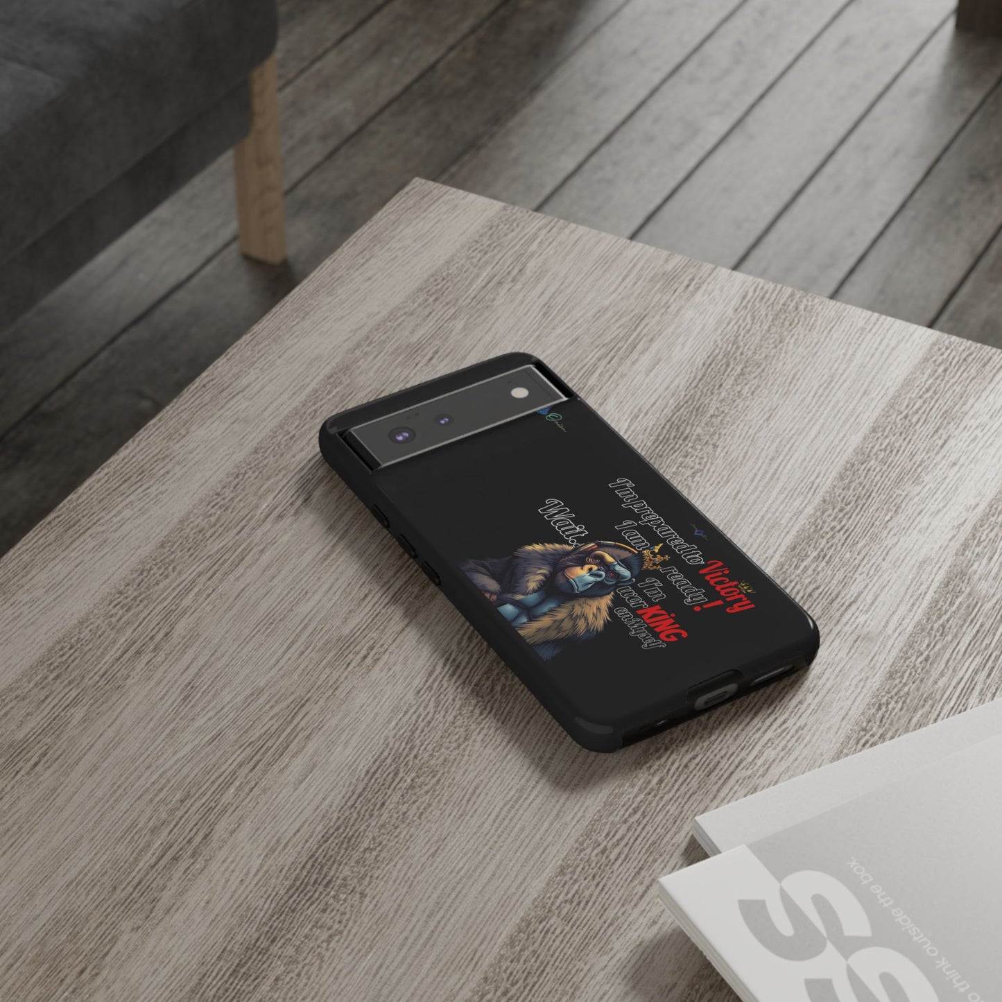 BlackOnion Brand New Phone Case - with Motivational Workout Motif’Victory 👑‘💪🔥🫵