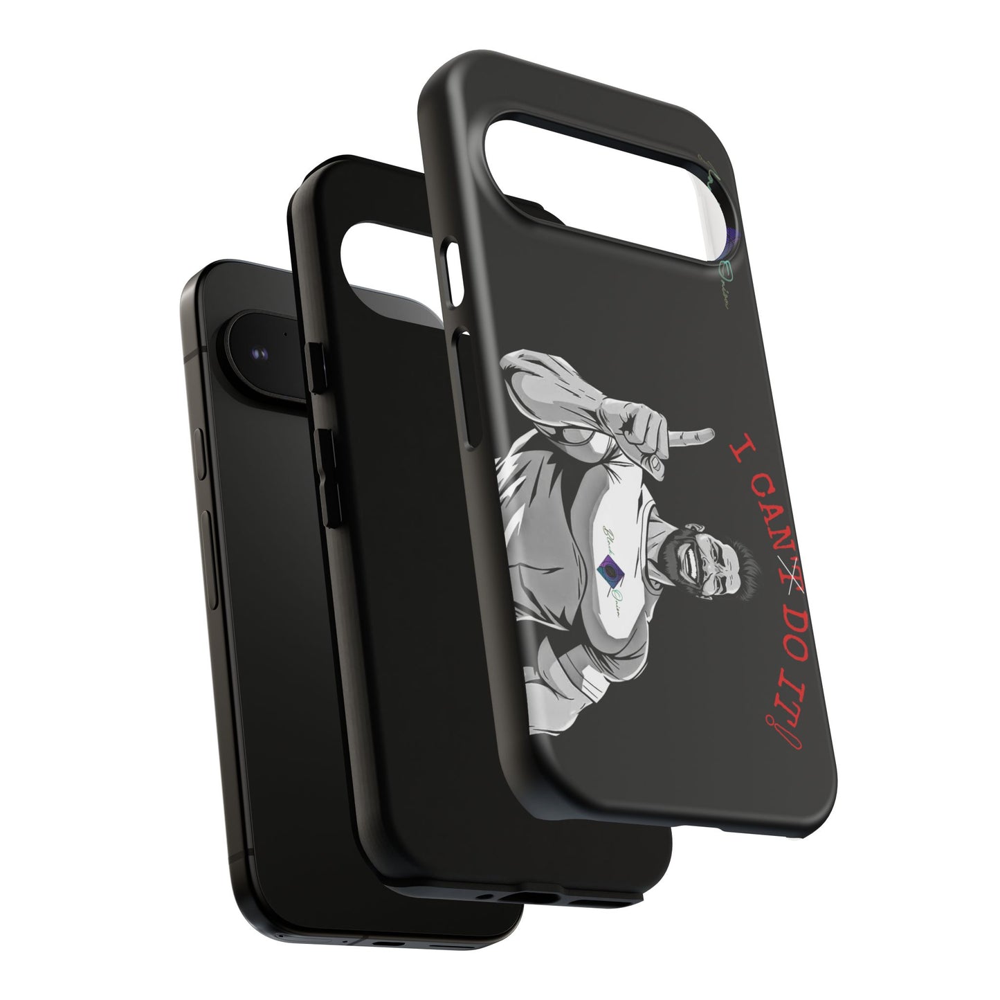 BlackOnion Brand New Phone Case - with Motivational Workout Motif’I Can Do It ‘💪🔥🫵