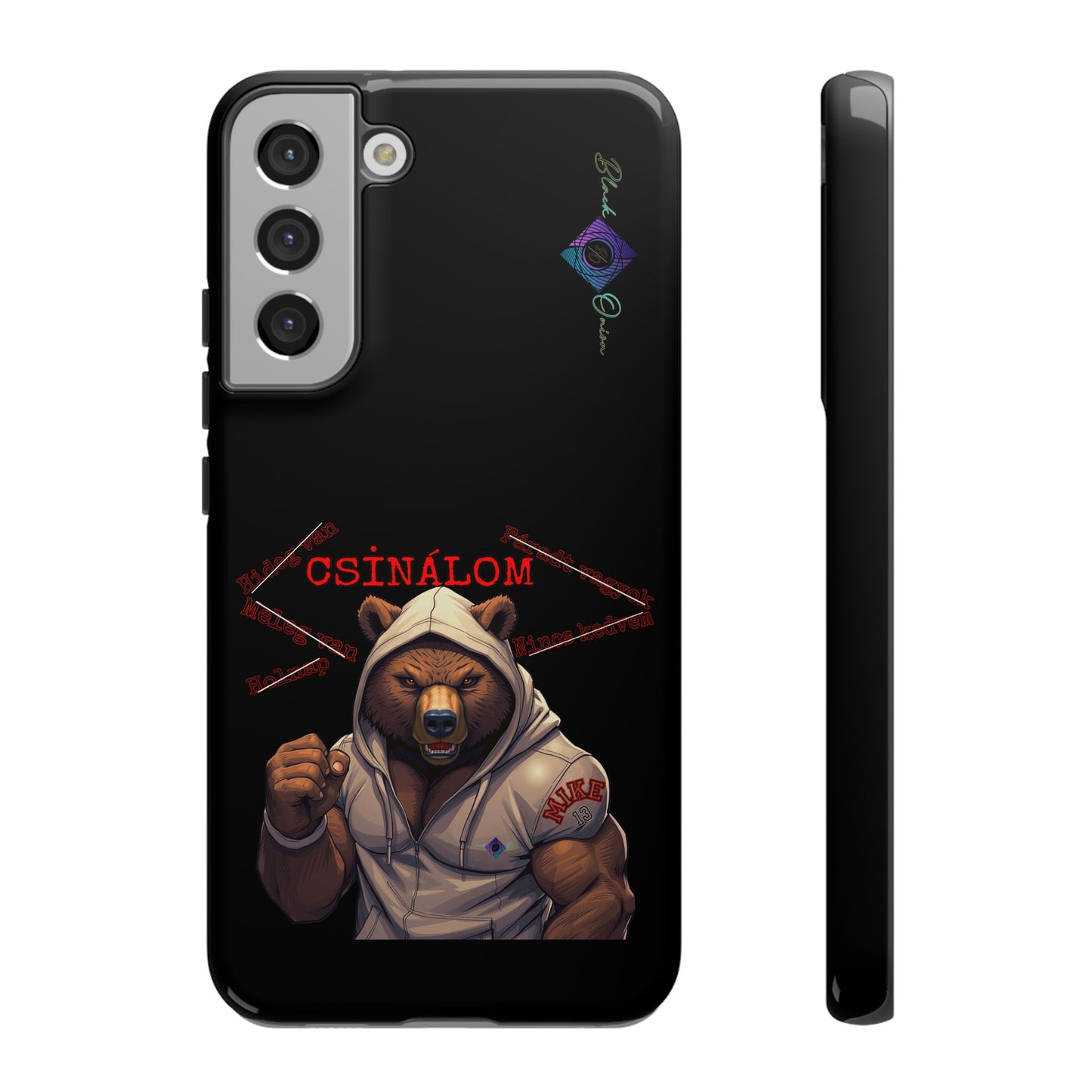 BlackOnion Brand New Phone Case - with Motivational Workout Motif ‘Csinálom ‘💪🔥🫵