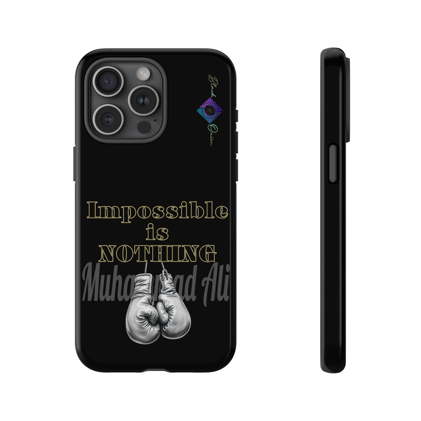 BlackOnion Brand New Phone Case - with Motivational Workout Motif ’Impossible ‘💪🔥🫵