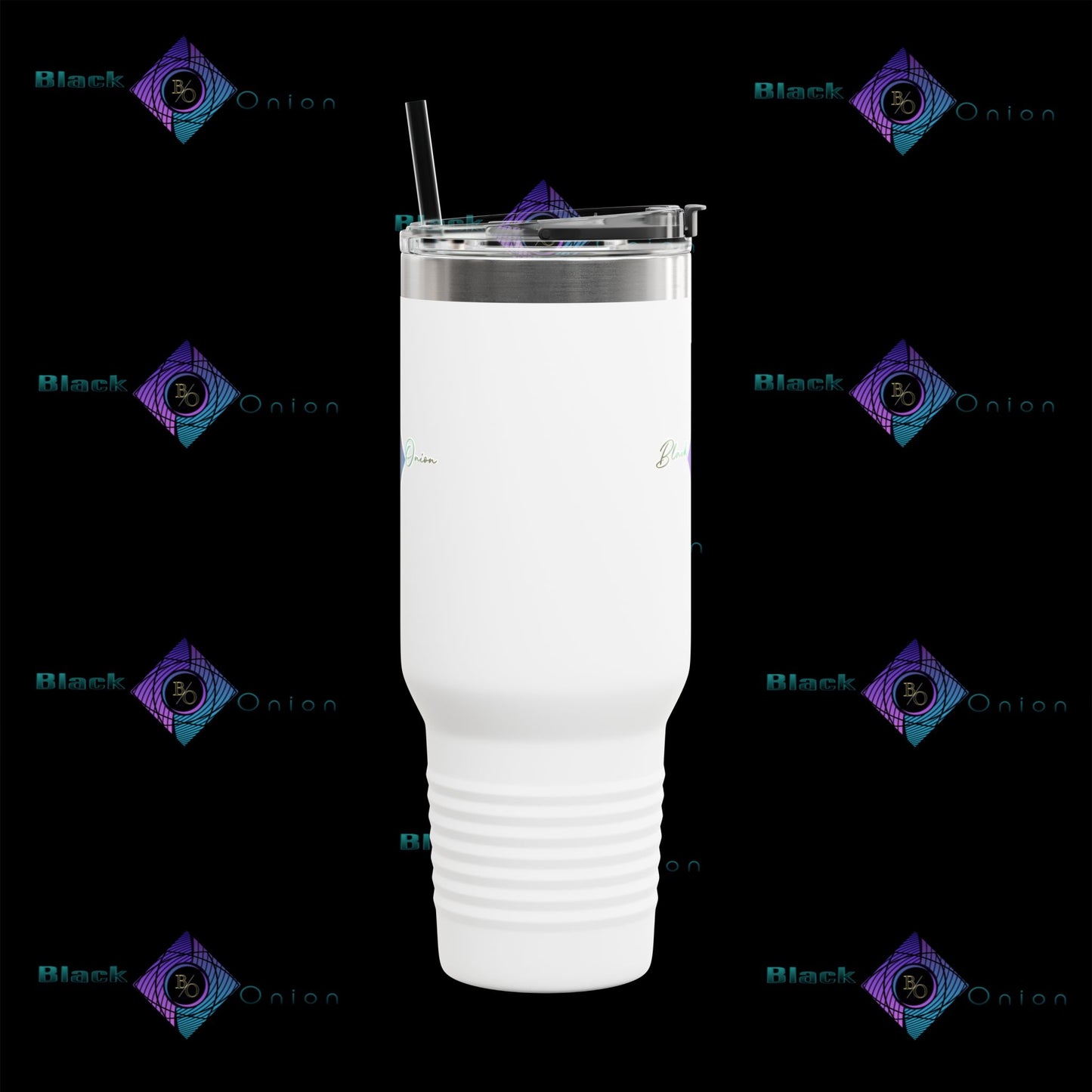BlackOnion Travel Mug - 40oz with Straw