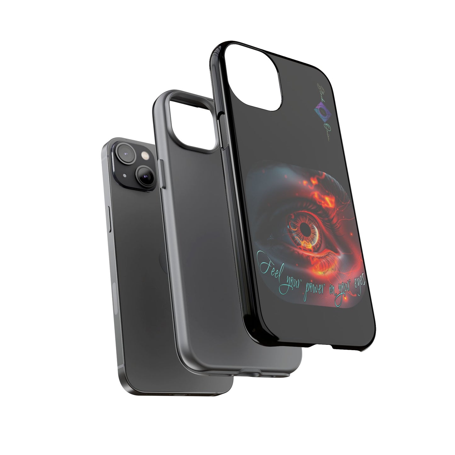 BlackOnion Brand New Phone Case - with Motivational Workout Motif ’Feel your power ‘💪🔥🫵