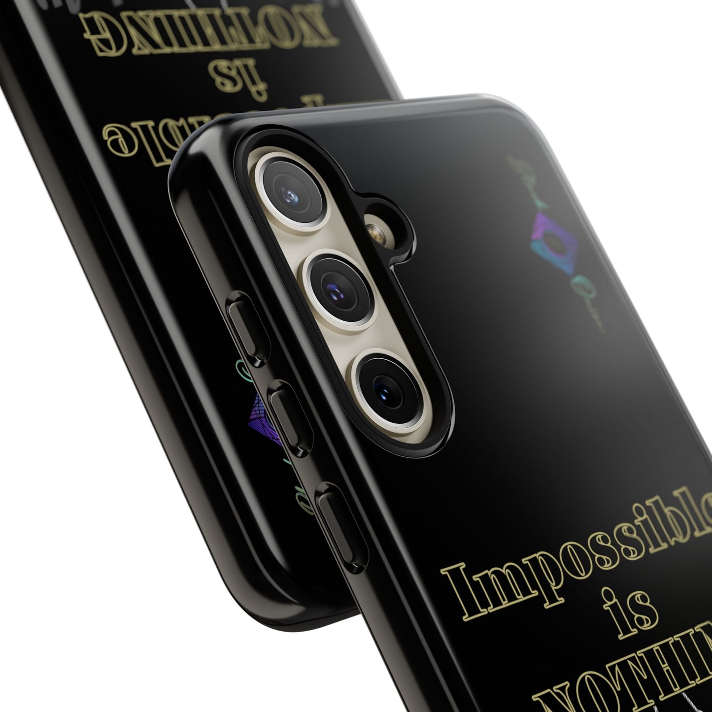 BlackOnion Brand New Phone Case - with Motivational Workout Motif ’Impossible ‘💪🔥🫵