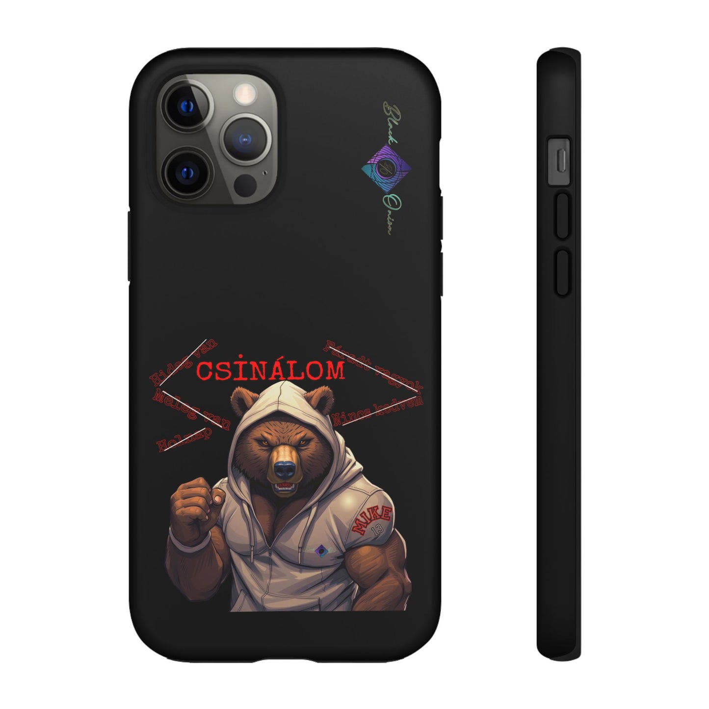 BlackOnion Brand New Phone Case - with Motivational Workout Motif ‘Csinálom ‘💪🔥🫵
